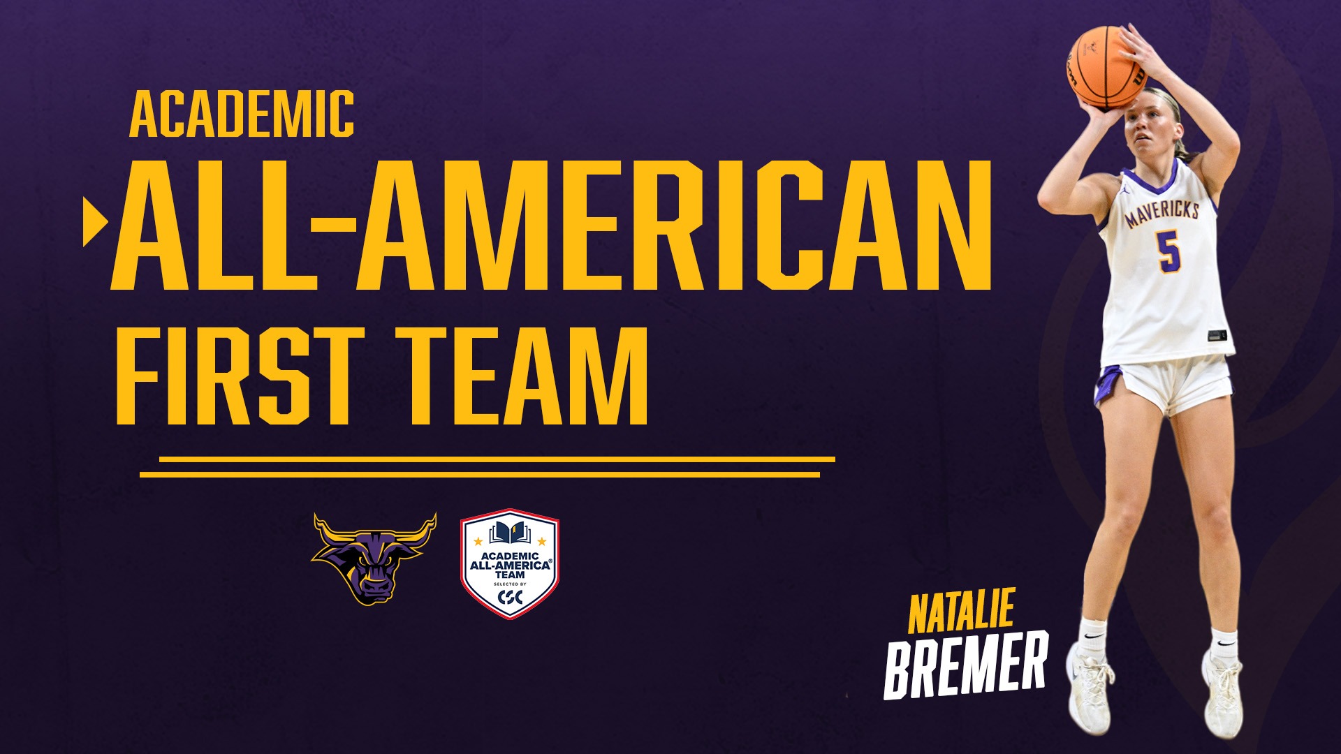Natalie Bremer named to CSC Academic All-American First Team