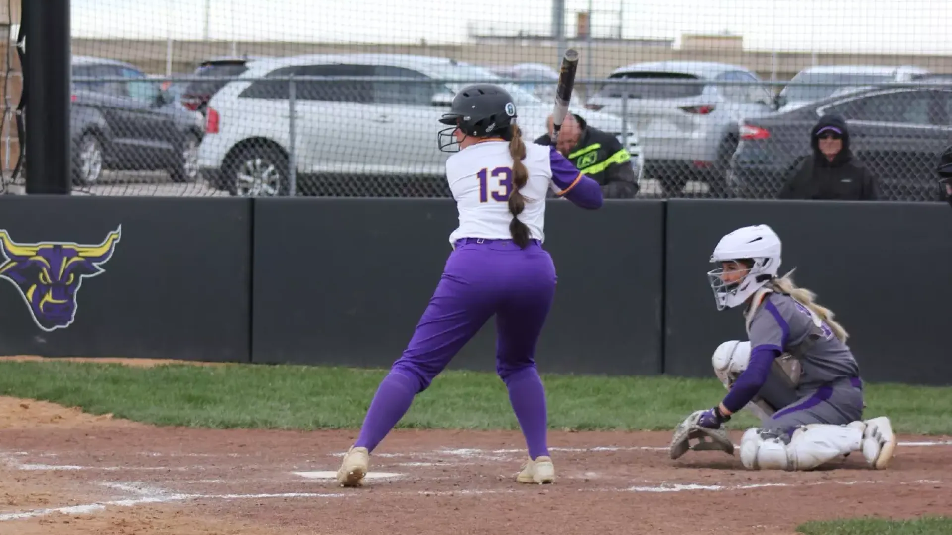 Lara stands ready to hit in the batters box