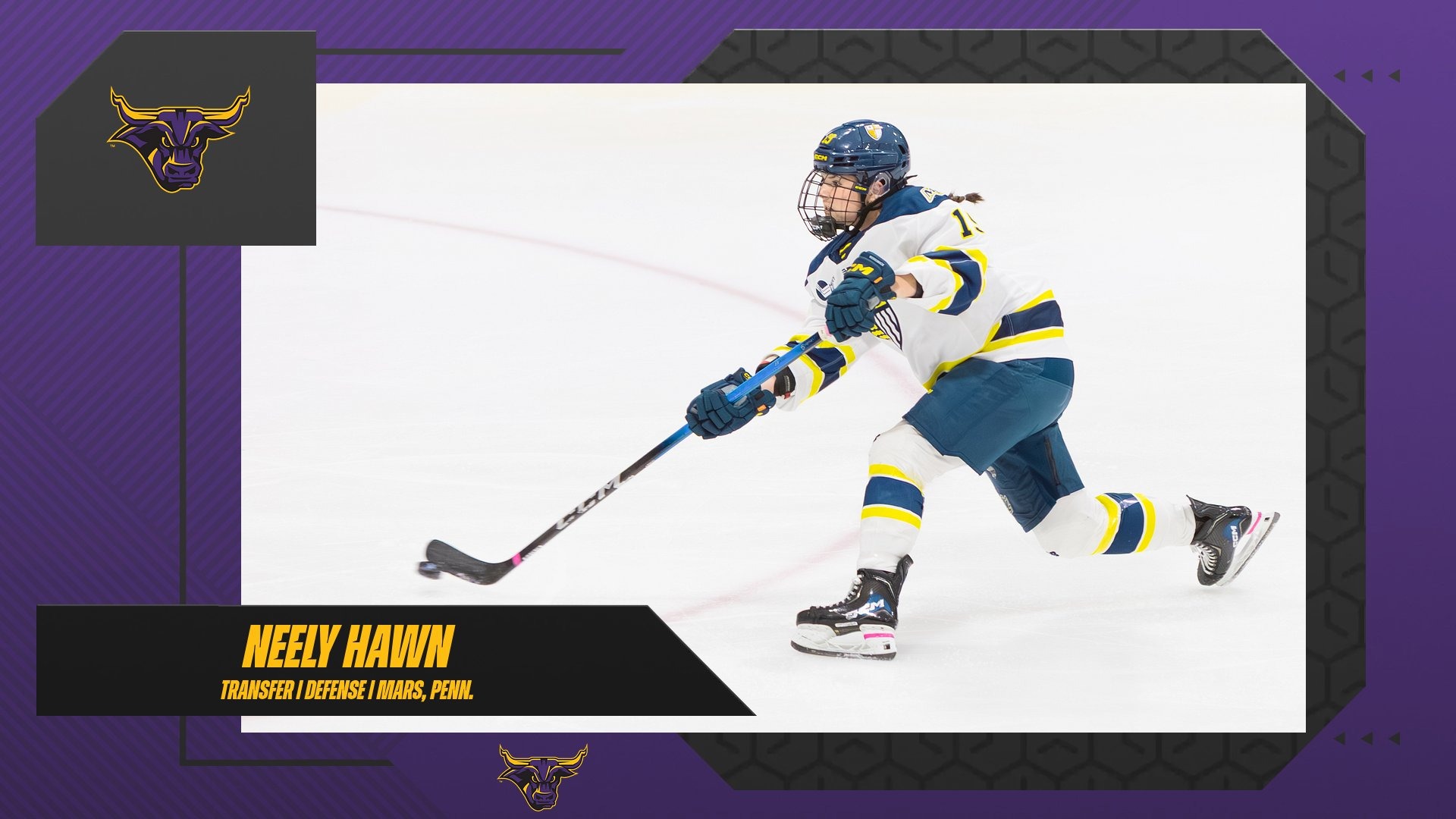 A graphic of transfer student Neely Hawn