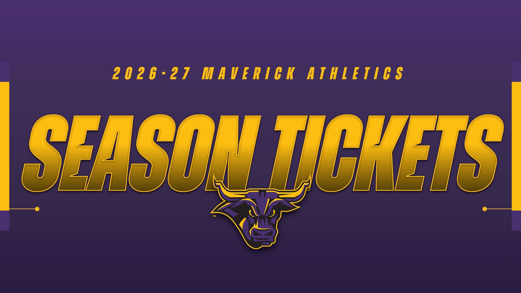 A graphic for the 2026-27 season tickets going on sale