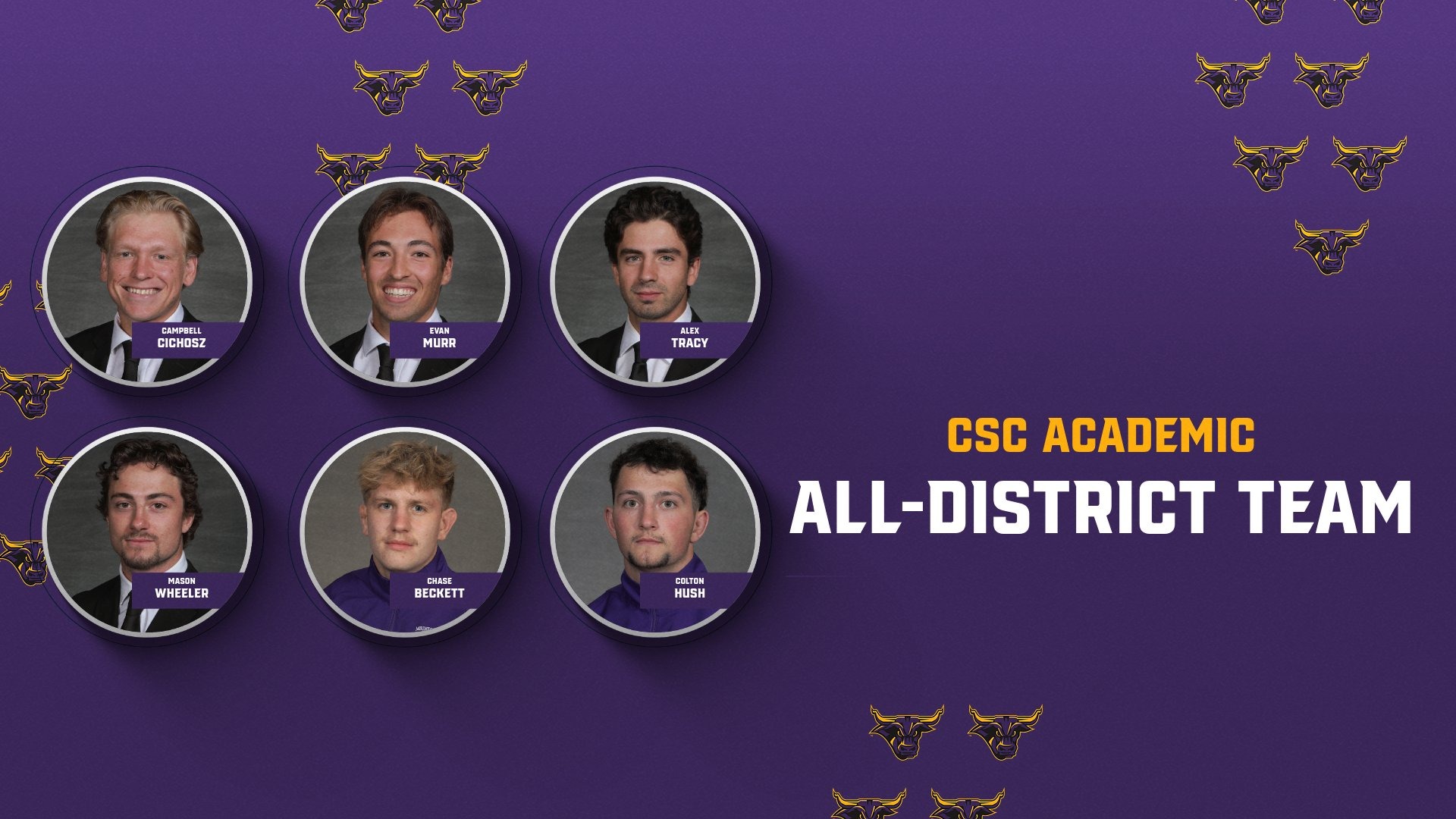 CSC Men's At Large All-District Team Graphic