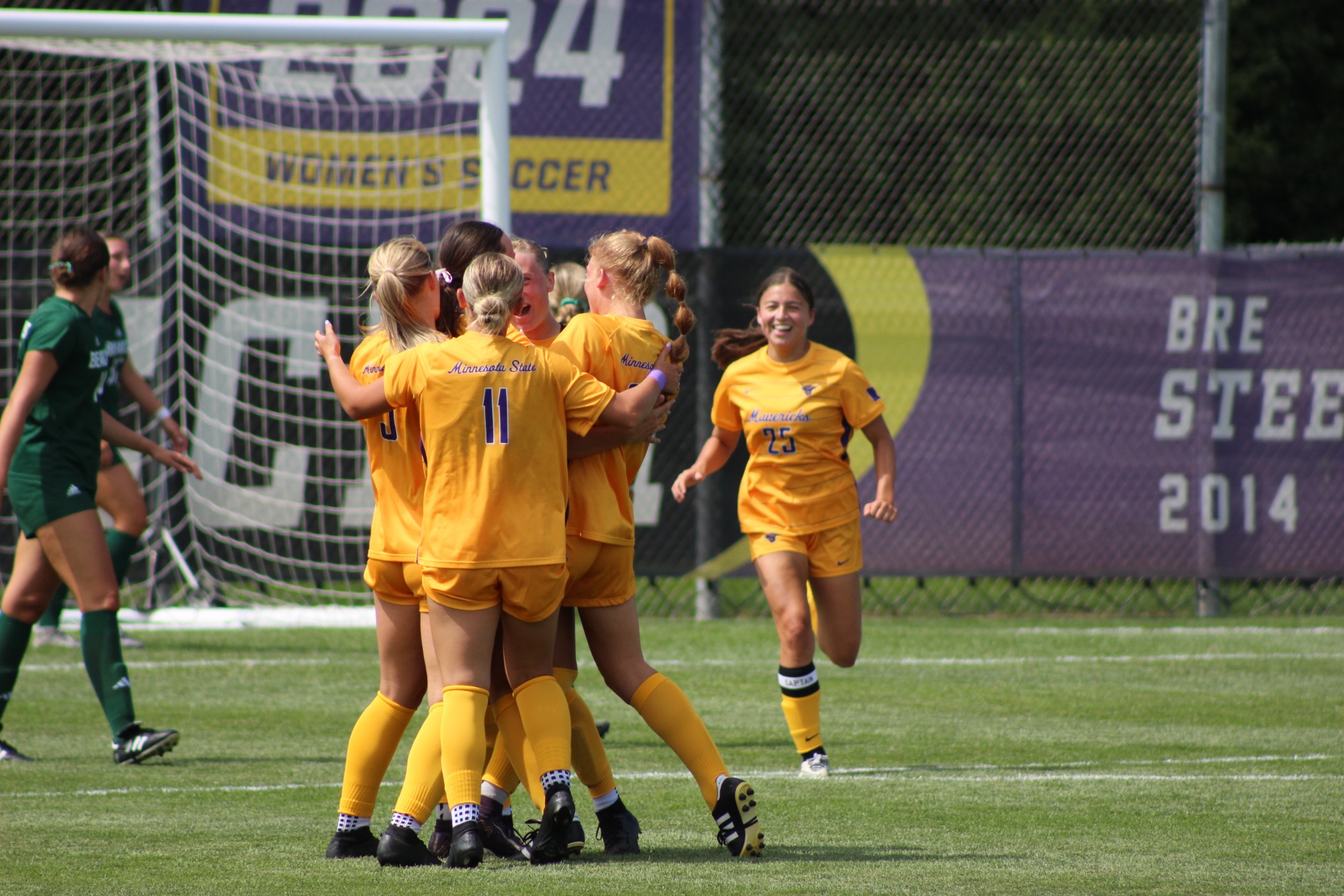 Team celebrating a goal