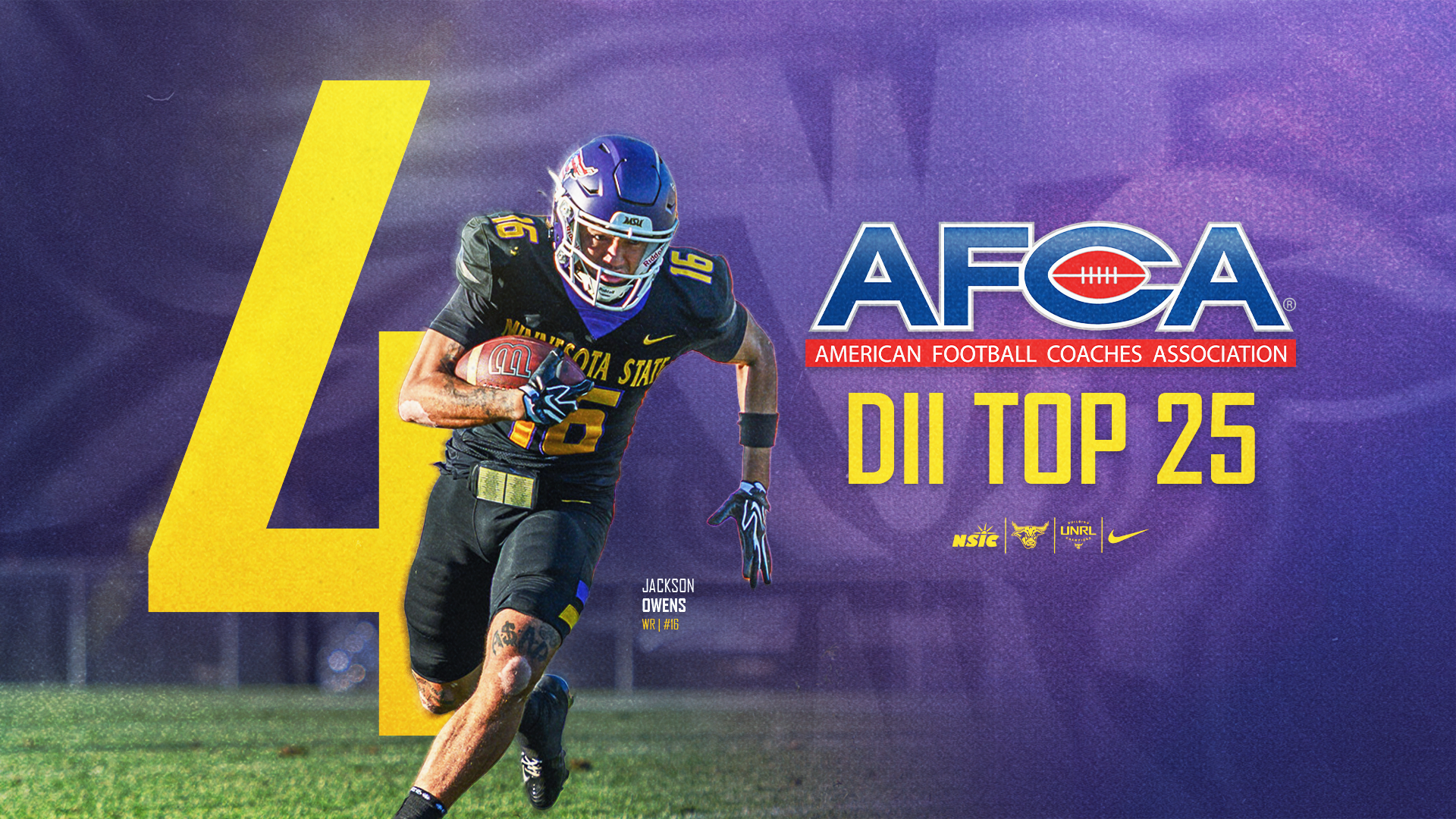 AFCA Rankings Graphic for Week Three of Football Season