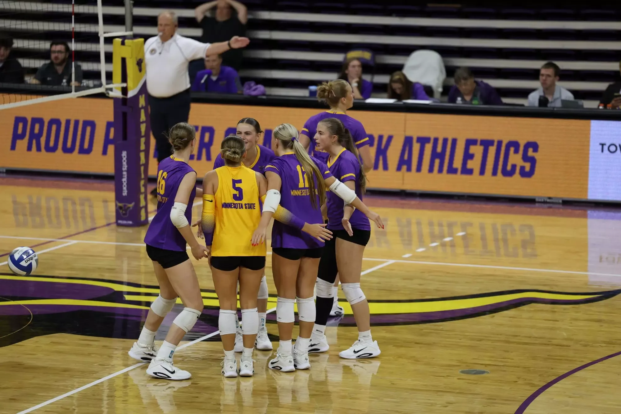 Team huddle