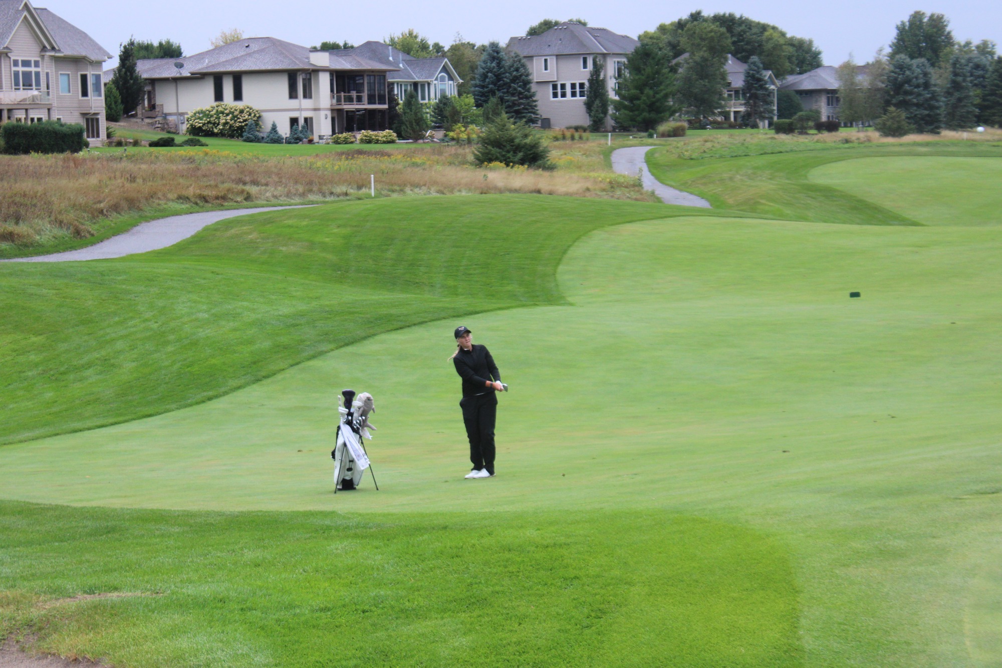 A photo of a Minnesota State Women's Golfer at Maverick Fall Brawl 