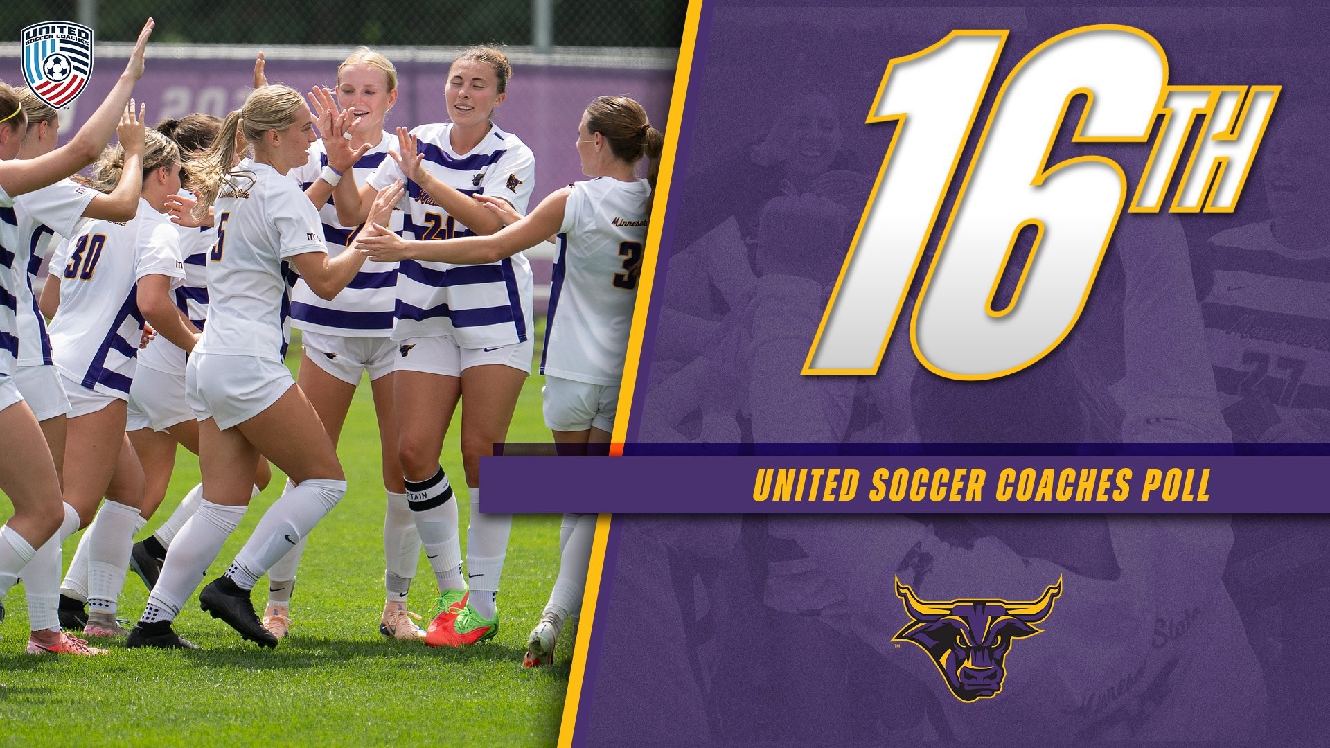 Women's Soccer Ranked No. 16 in USC Poll