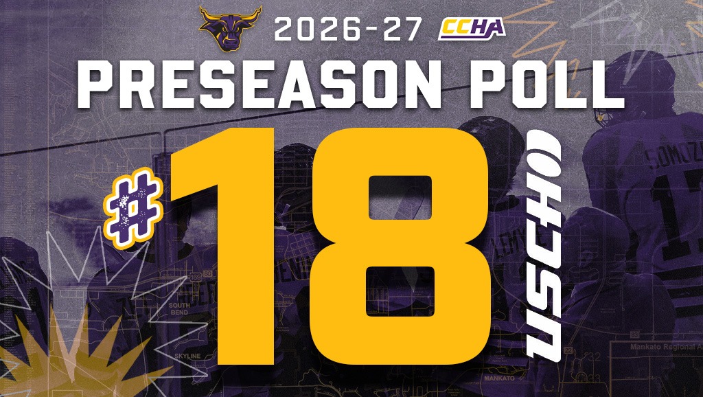 MHockey Ranked 18th in USCHO Preseason Poll Graphic