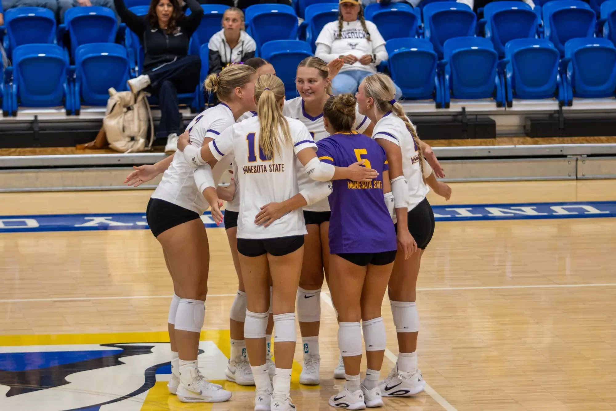 Team huddle