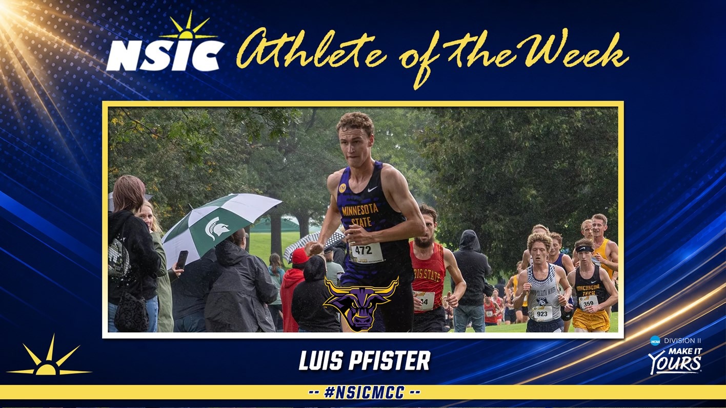 Luis Pfister earns Men's Cross Country Athlete of the Week