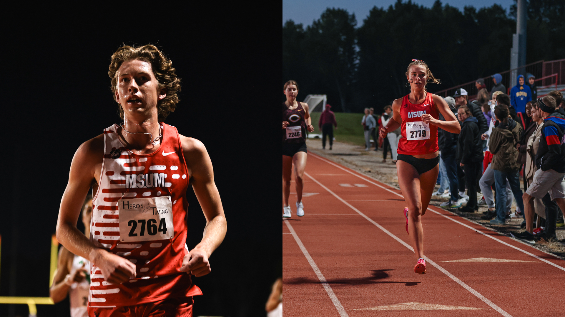 MSUM Cross Country was led by Jared Gregoire and Katelyn Kennedy at Friday morning's Jimmie Invitational