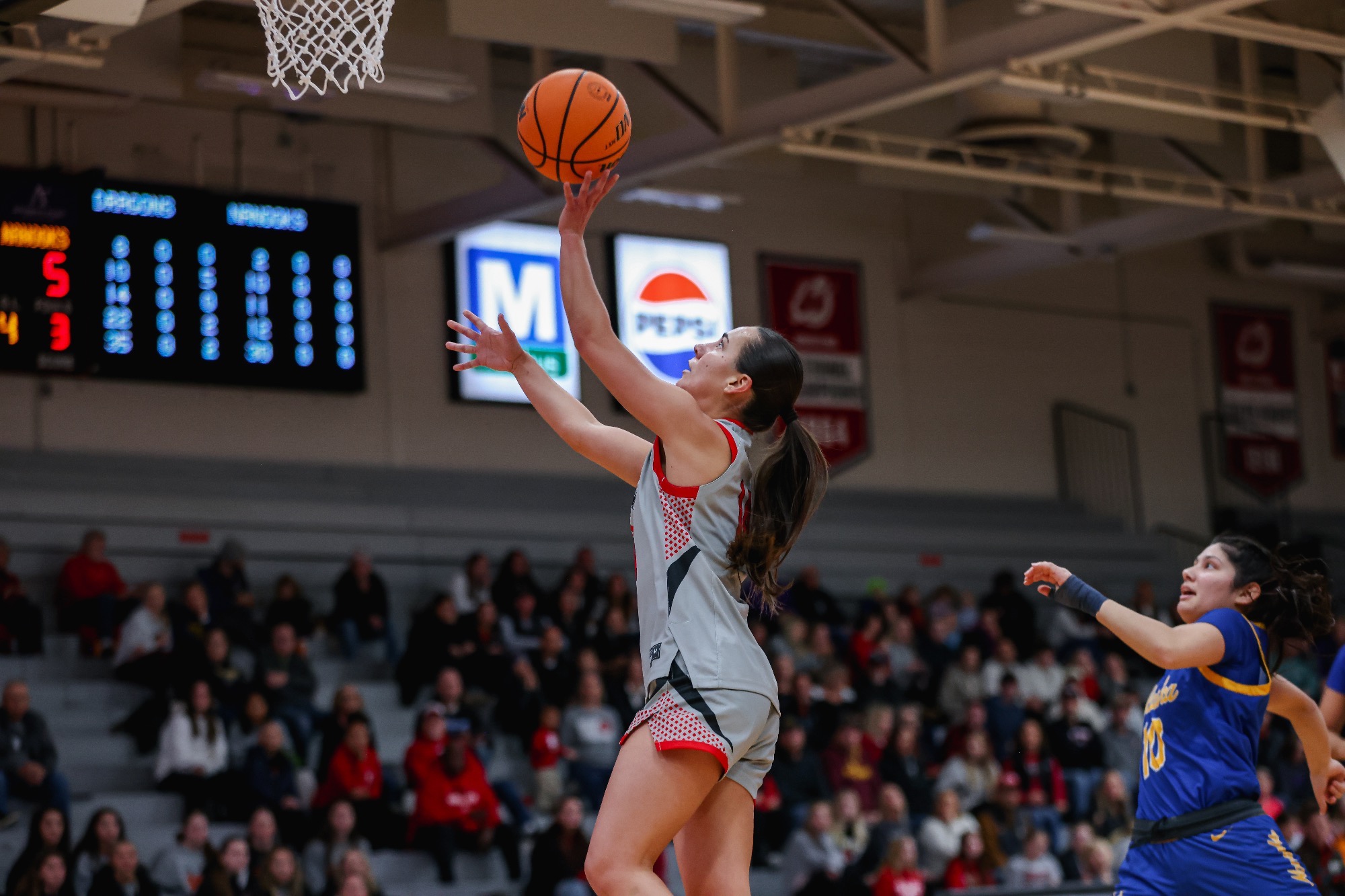Ashton Safranski scored 22 points in MSUM's overtime loss to Winona State on Saturday.