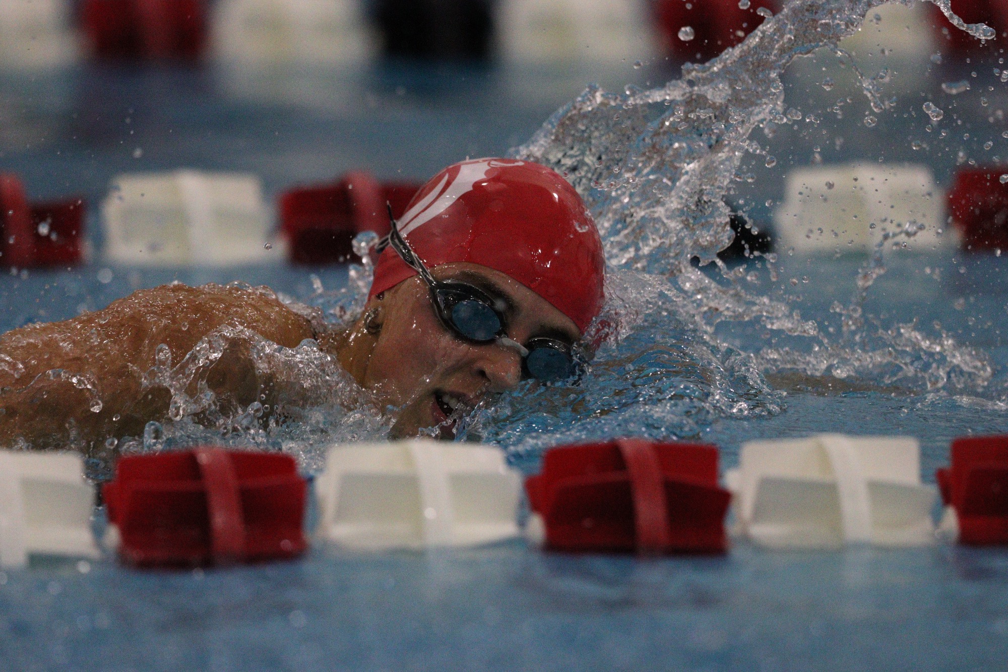 Maggie Moore won two events against UMary on Friday. 