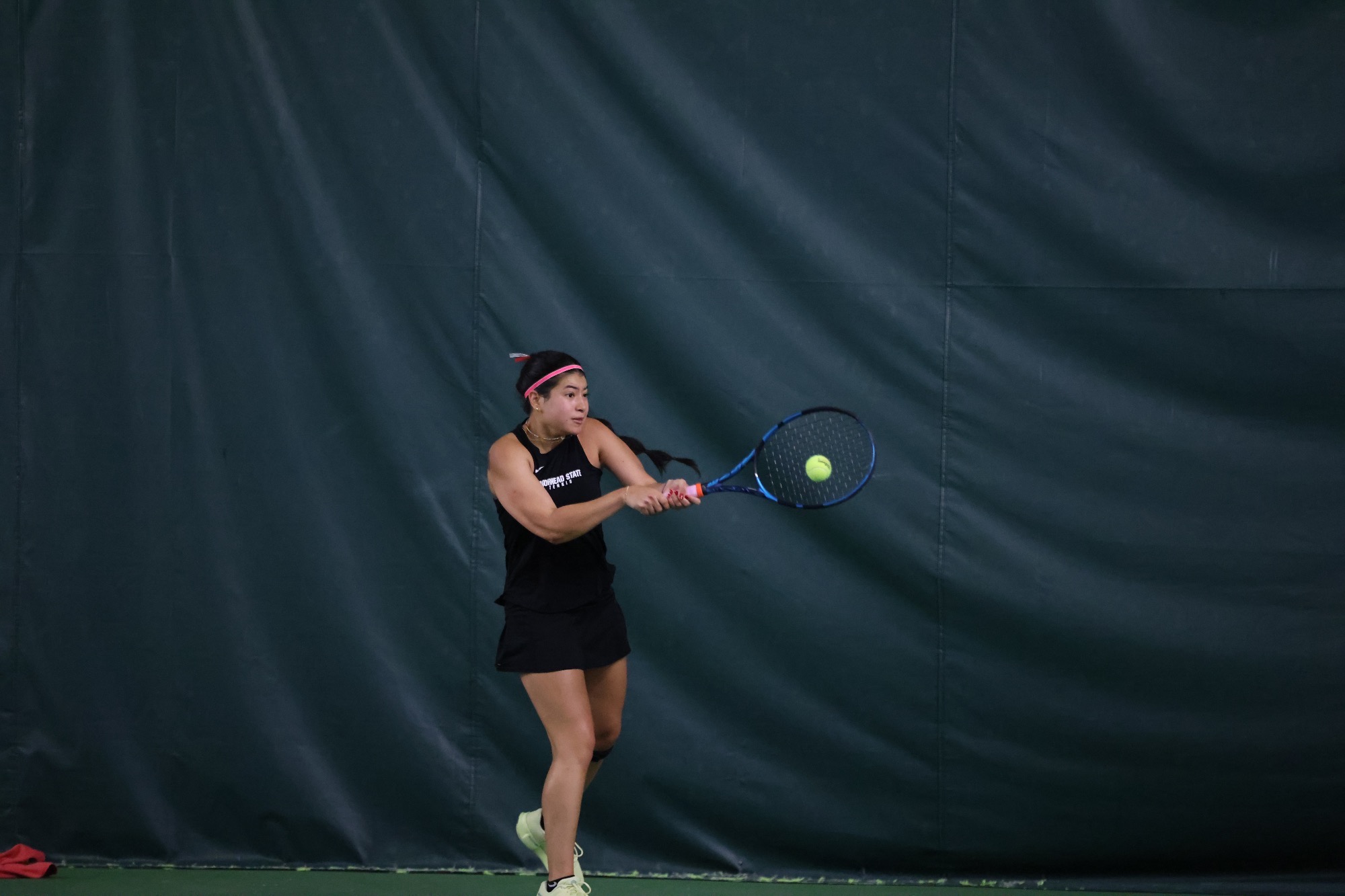 Luzmary Diaz Castillo saw an unblemished evening in dual action against Minnesota Crookston on Saturday. 