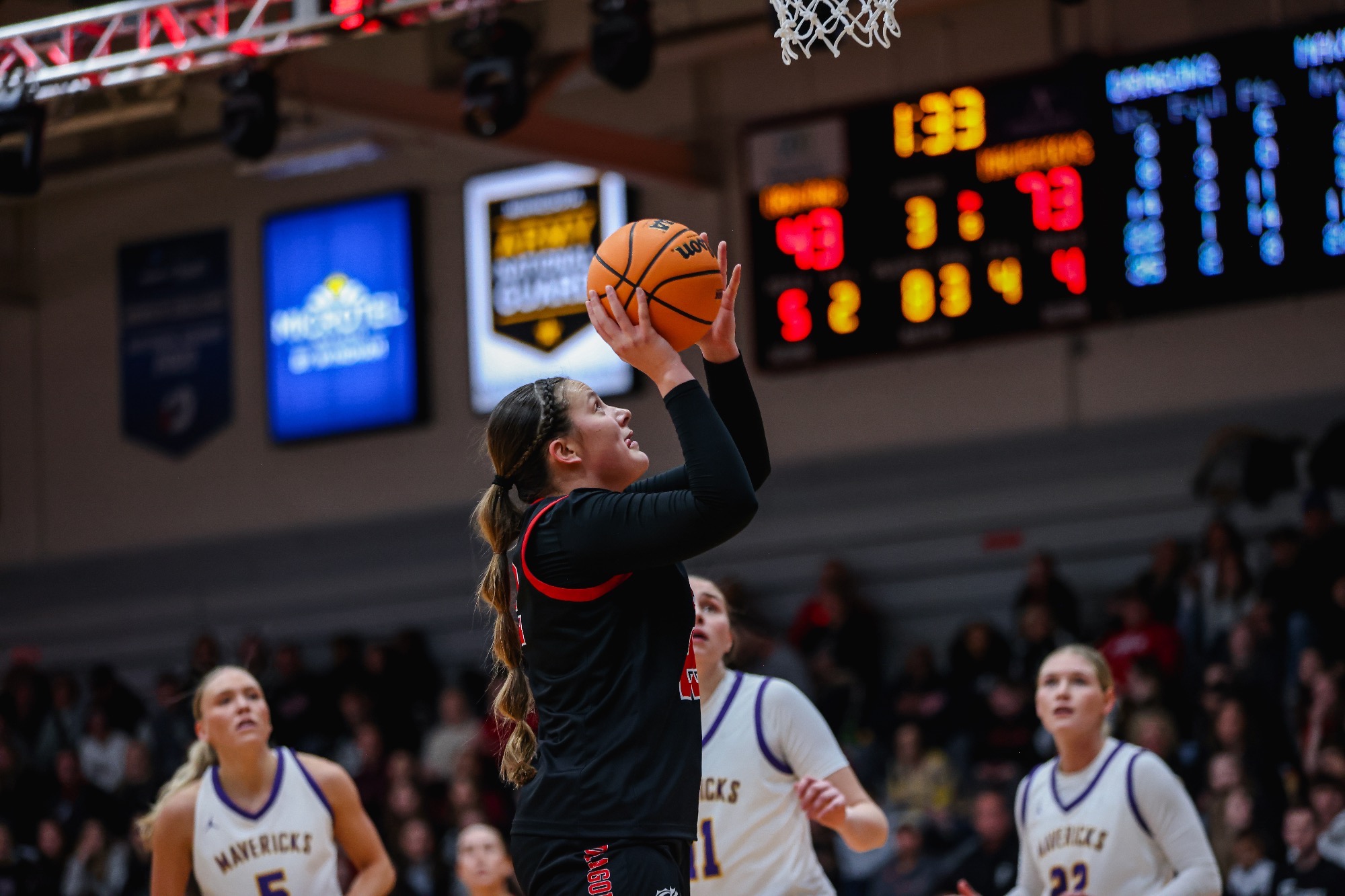 Terryn Johnson scored 18 points in a loss to Minnesota State on Saturday. 