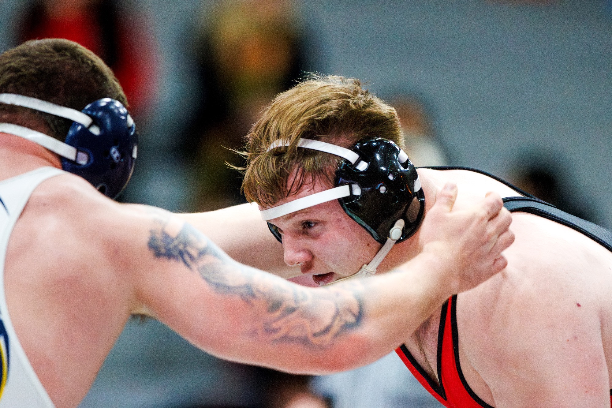 Liam Babitt earned two victories for the Dragons on day one of the Virginia Duals