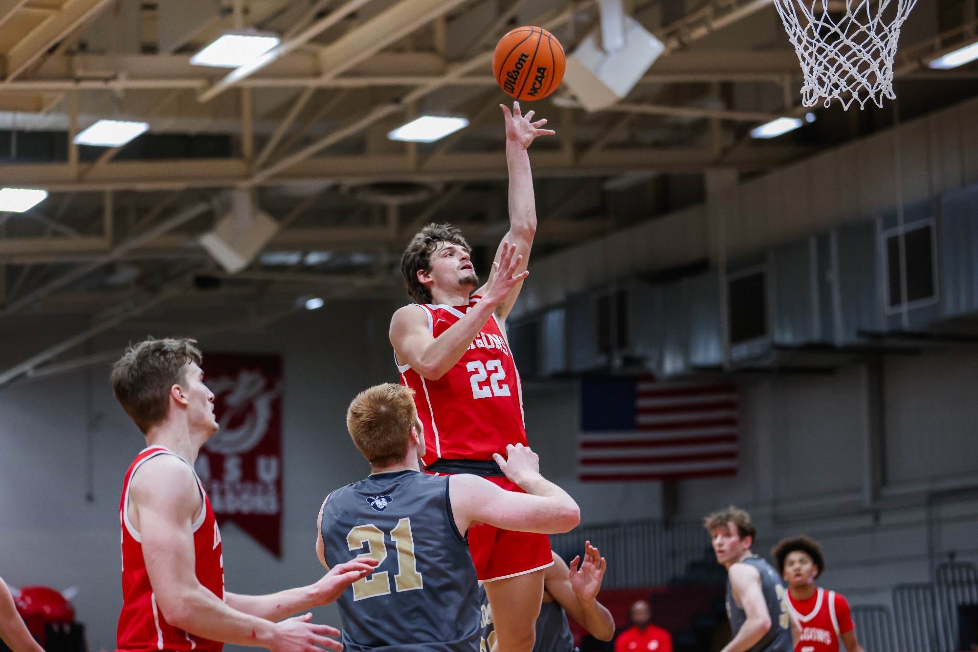 Tysen Gerads scored 15 points with six rebounds against Concordia-St. Paul on Friday. 