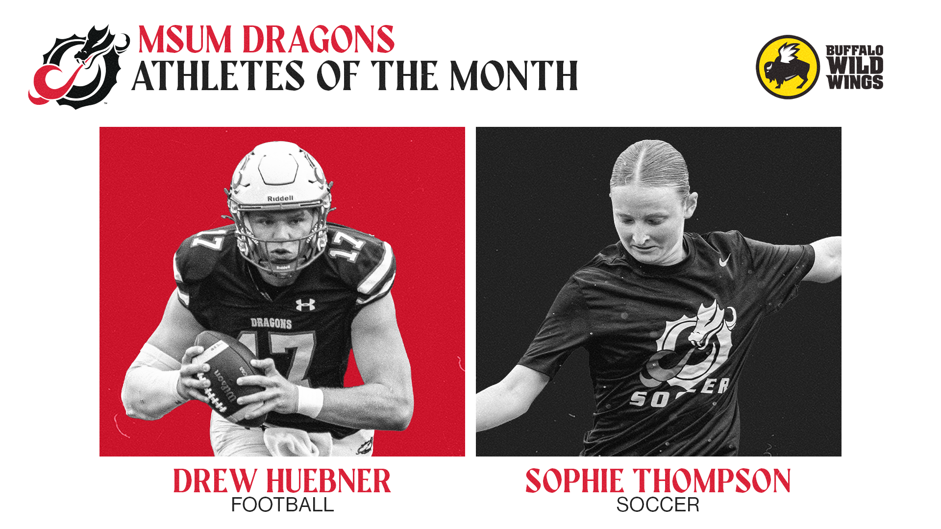 Student Athletes of the Month - August/September 2026