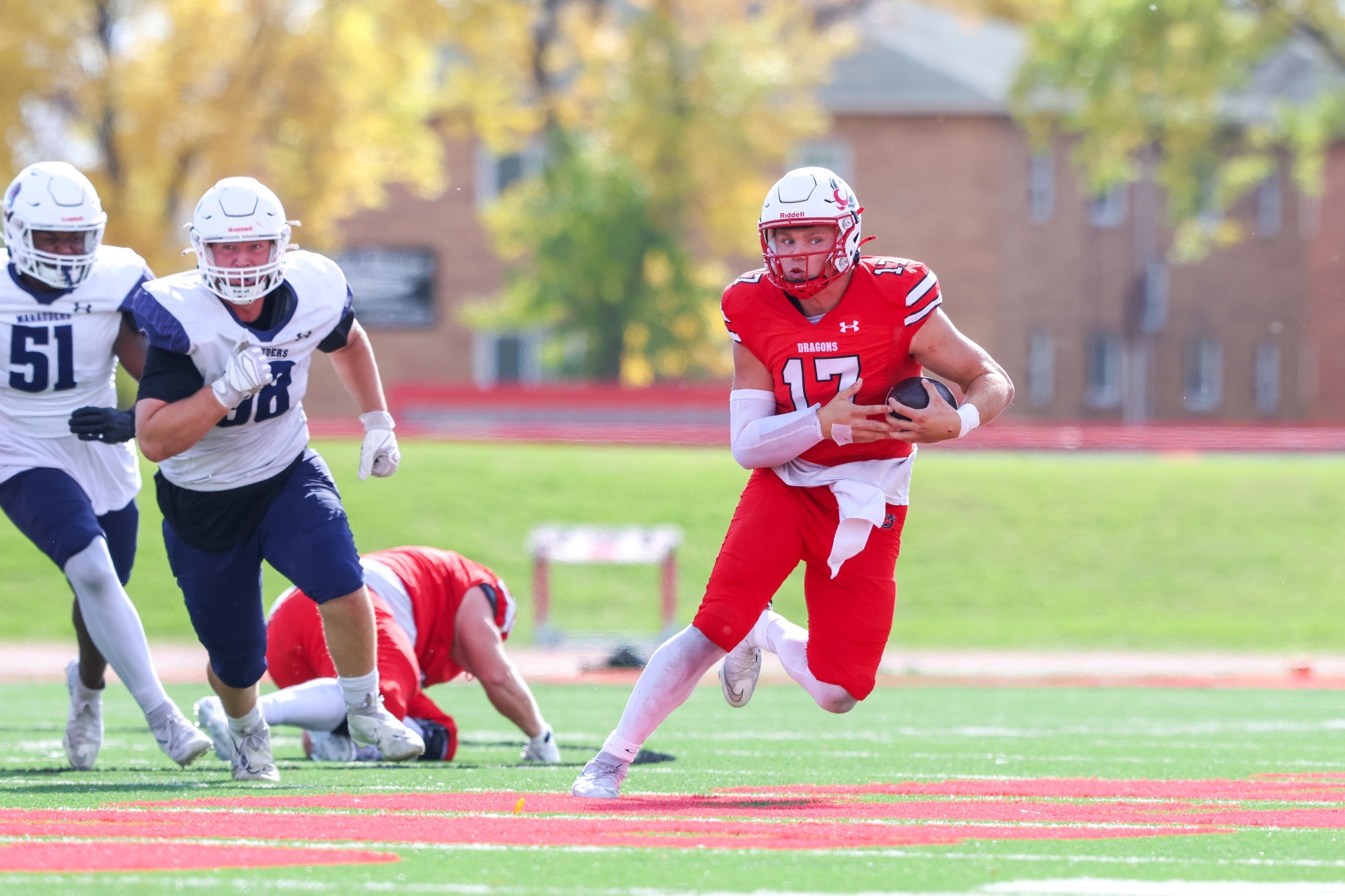 Drew Huebner named NSIC Offensive Player of the Week for second straight week