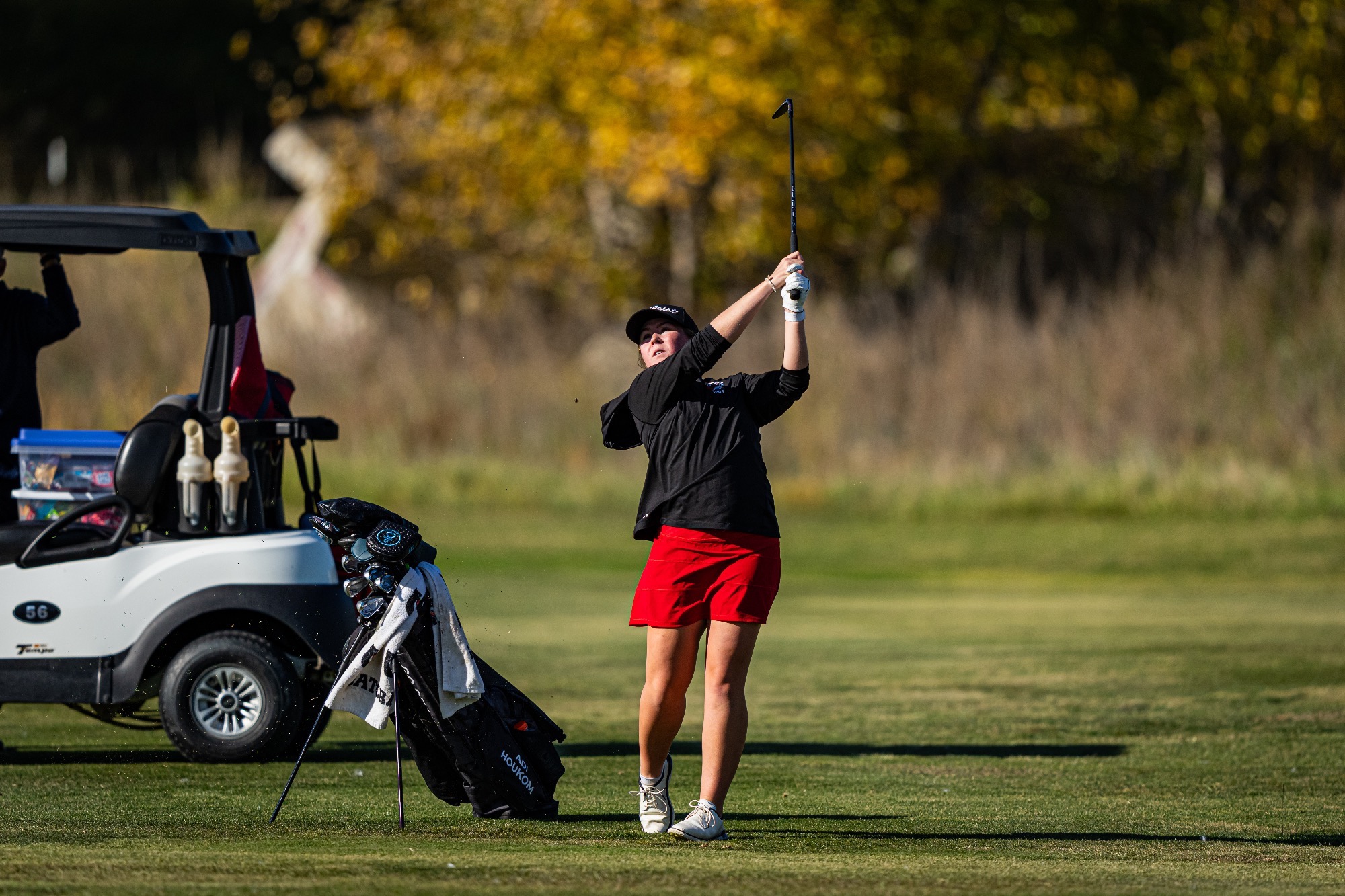 Adi Houkom shot an 86 in round one to lead MSUM at the Battle In The North Invite