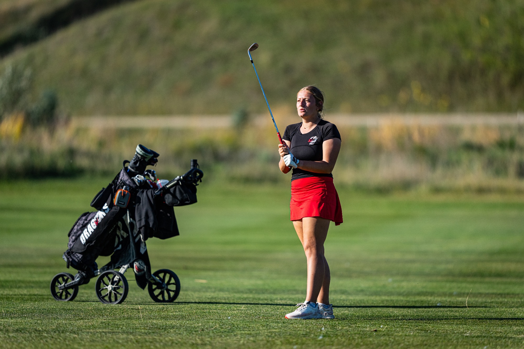Kamryn Wesloh shot an 83 on day two of the Battle In The North Invitational, 20 strokes better than her Monday count. 