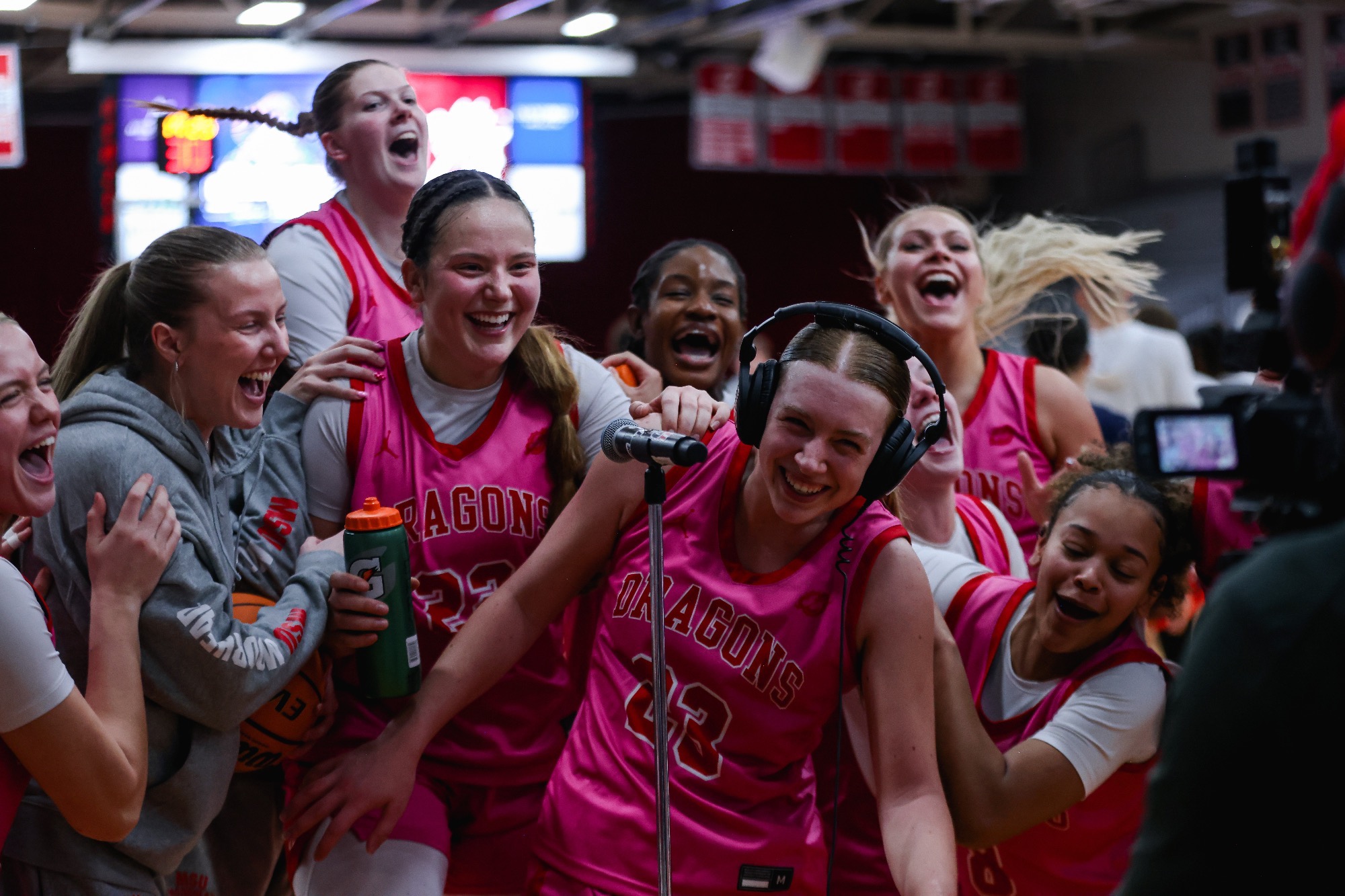 Abby Berge scored a game-high 18 points against UMary on Thursday. 