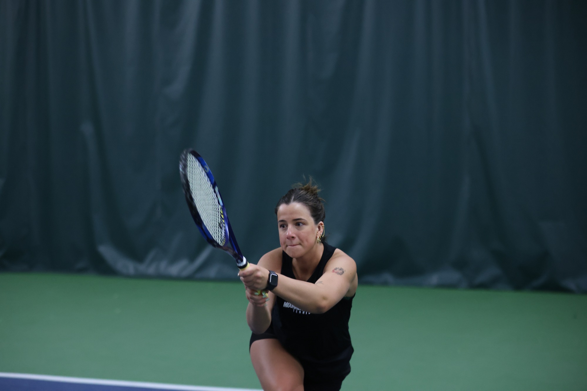 Sophia Felderman fell in three sets in singles action, but earned a doubles win alongside Luzmary Diaz Castillo on Saturday versus Winona State. 