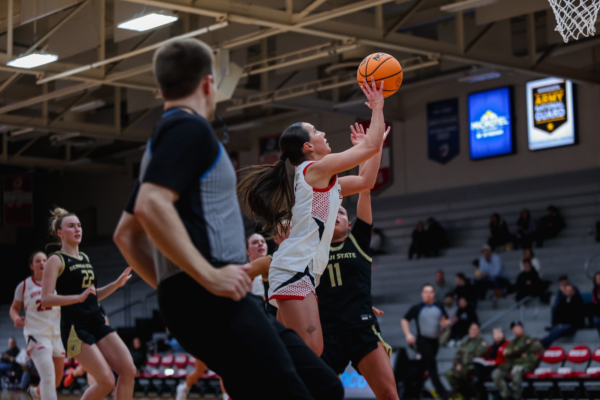 Ashton Safranski scored 13 points with nine steals, six assists and four rebounds in a victory over Bemidji State. 
