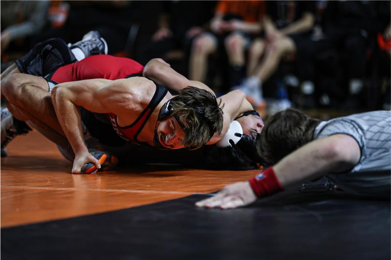 Mason Gode returned to action and scored 15-0 technical fall against Jamestown.