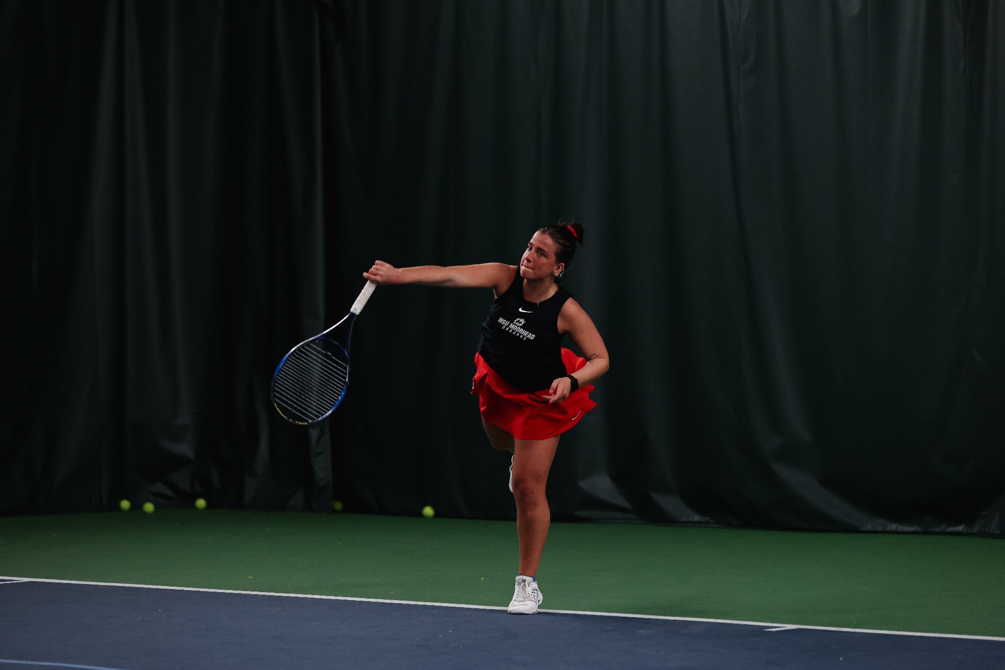 Sophia Felderman earned her ninth singles win of the season against East Stroudsburg on Thursday. 