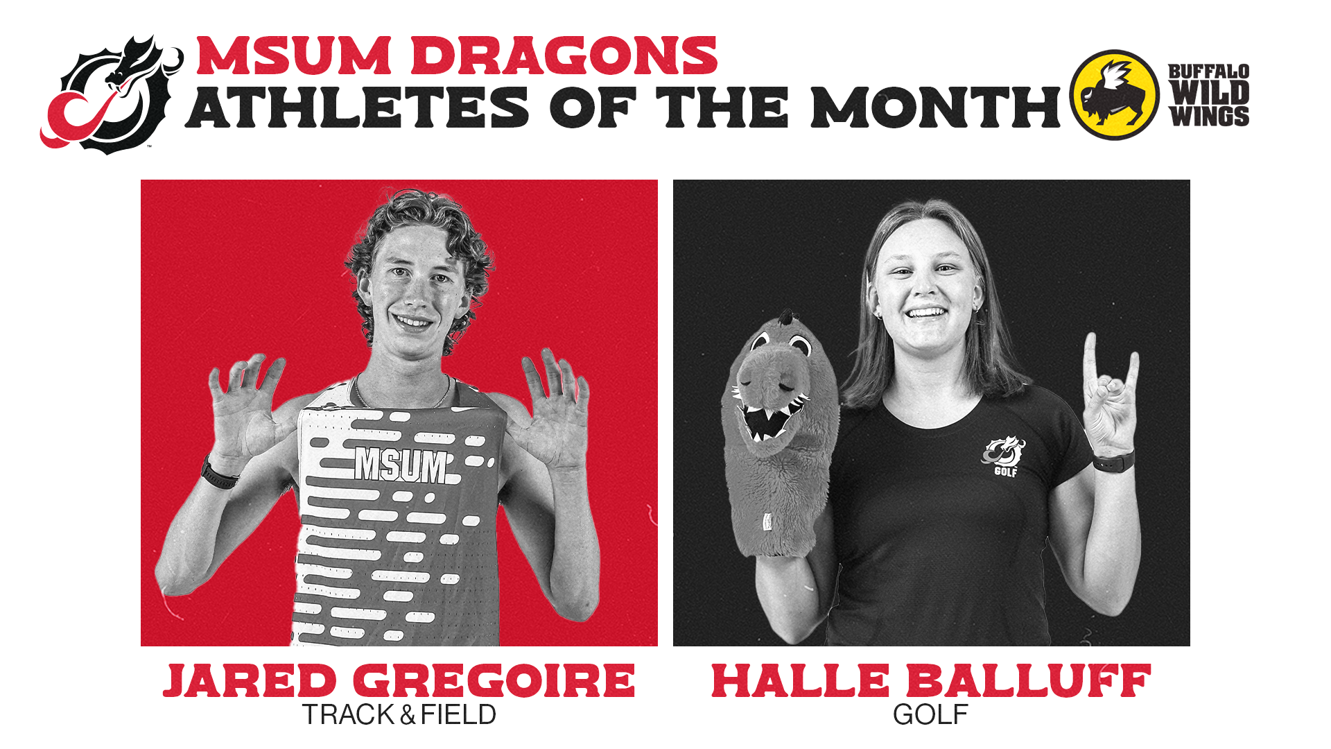 Student Athletes of the Month - March 2026
