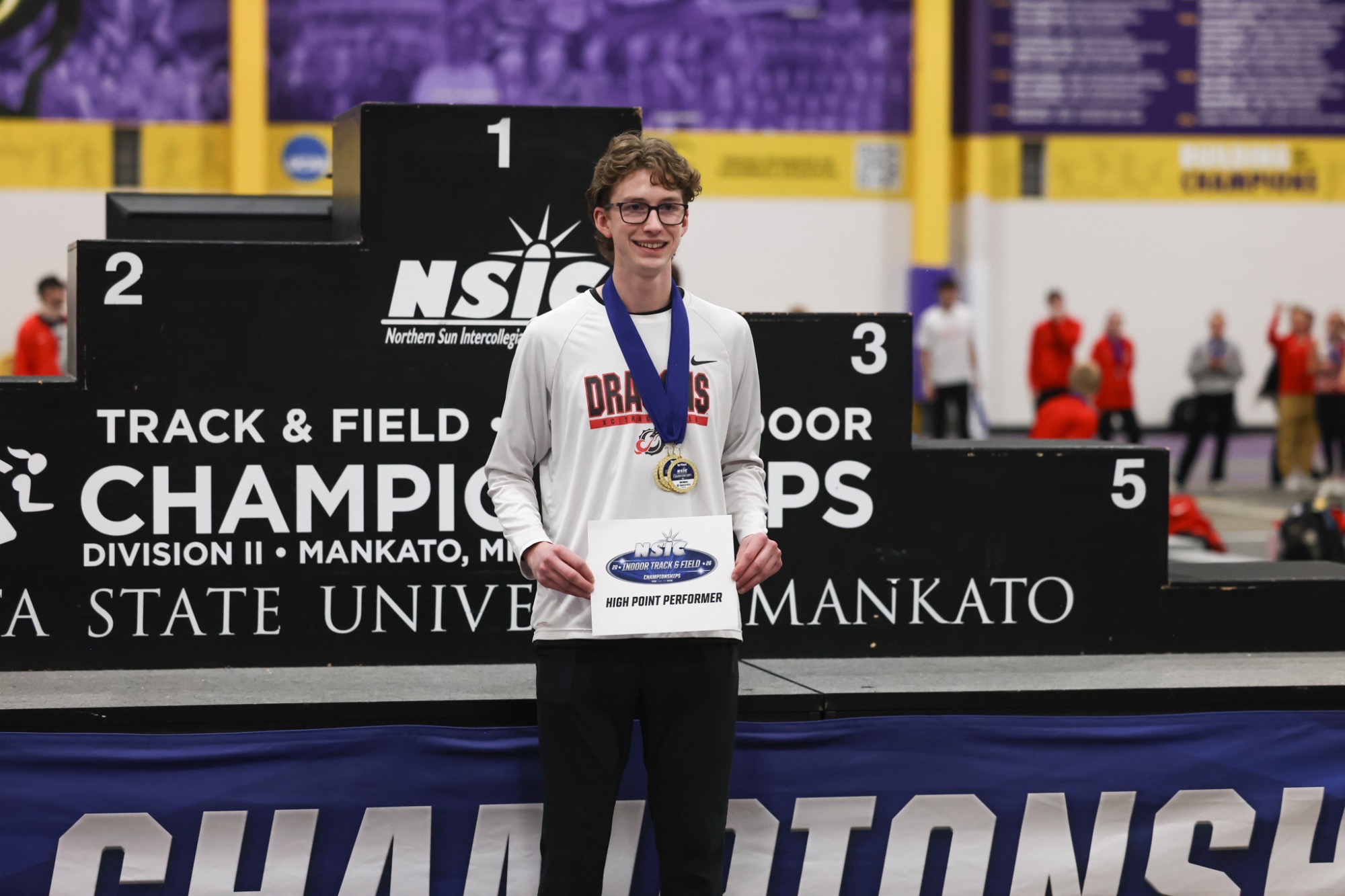 Jared Gregoire named NSIC Indoor Track Athlete of the Year