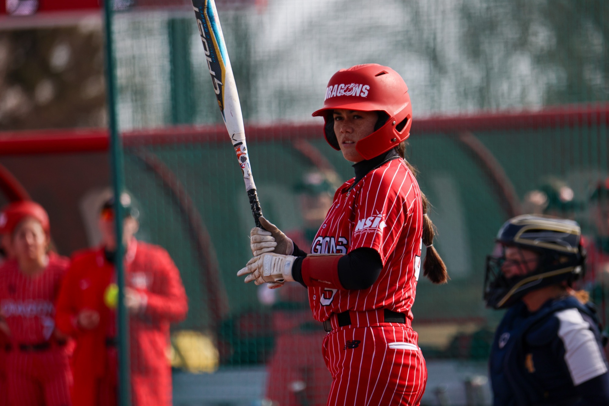 Lacey Camden had two hits, including a home run, in game two against Southwest Baptist on Monday. 