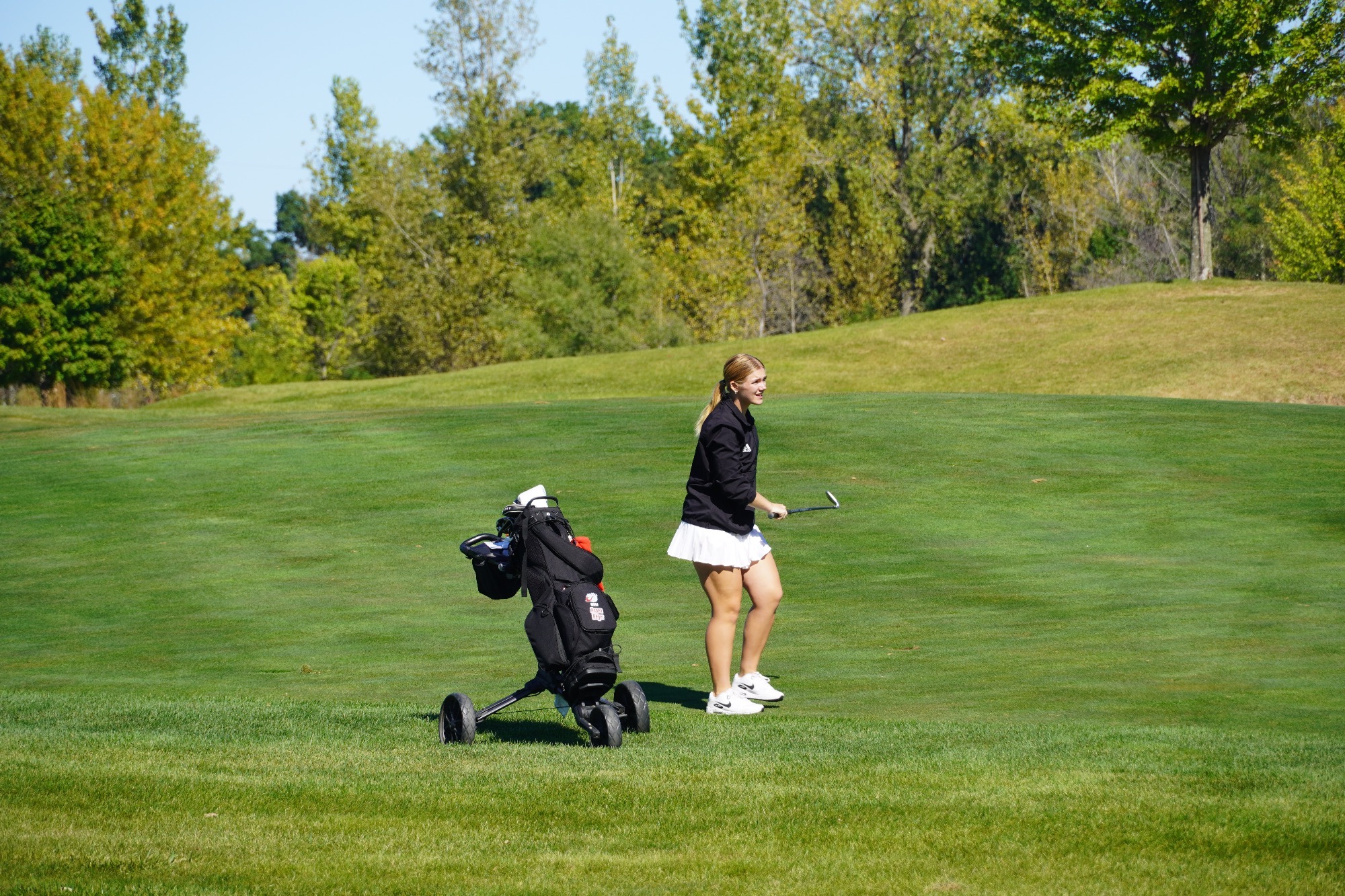 Aspen Beyer shot a first-round 83 to open play at the Wildcat Classic for MSUM golf on Monday. 