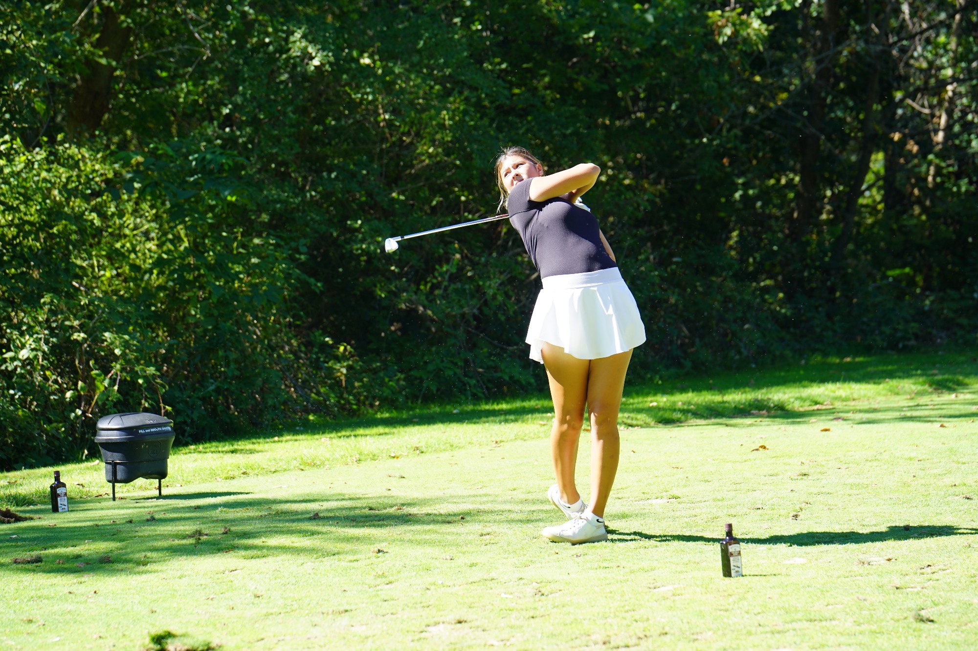 Regan Braun improved by 13 strokes on day two of the Wildcat Classic for Dragon golf. 