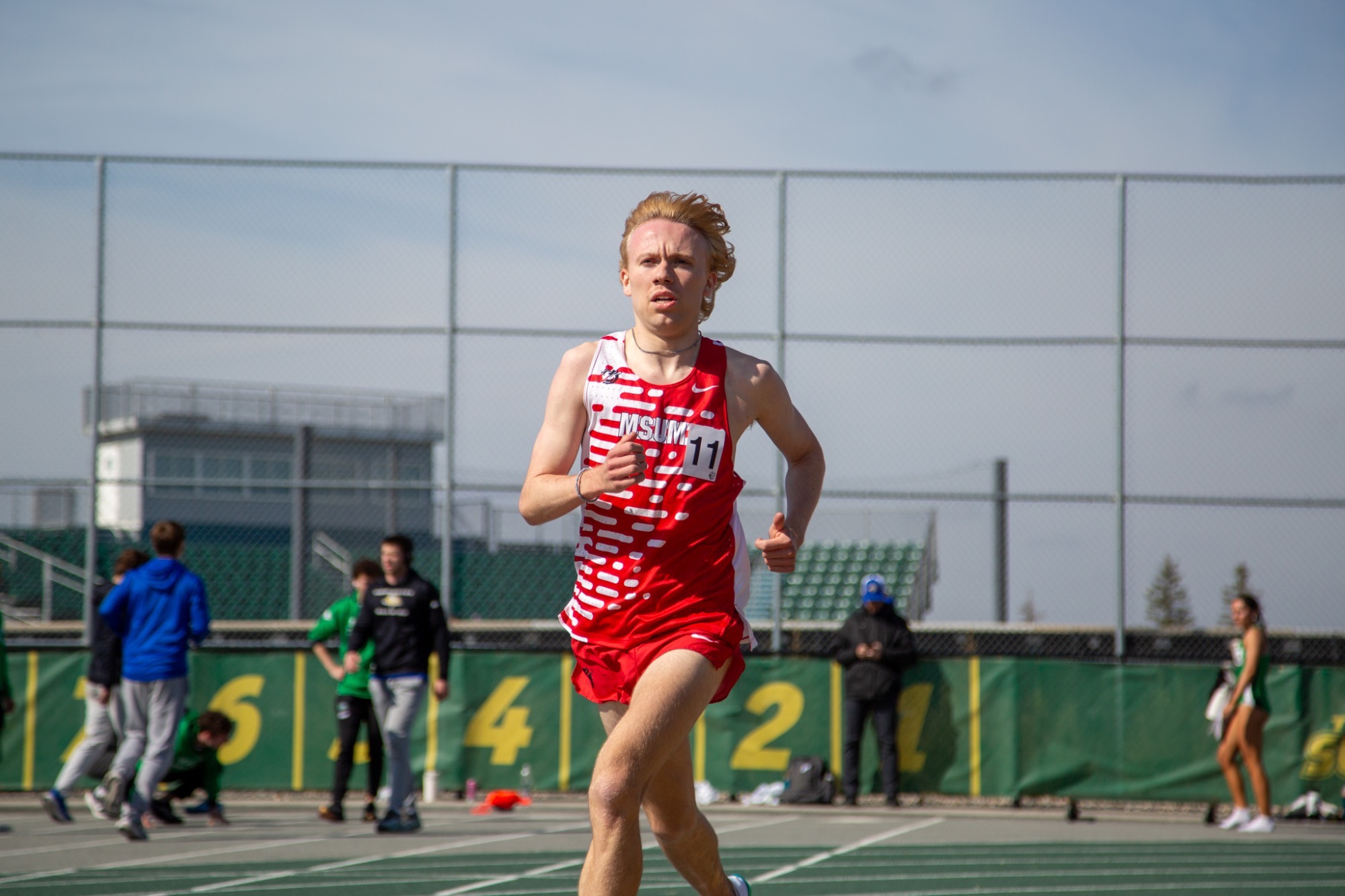 Chase Hoechst paced a personal best 10,000m at the Bryan Clay Invitational on Thursday. 