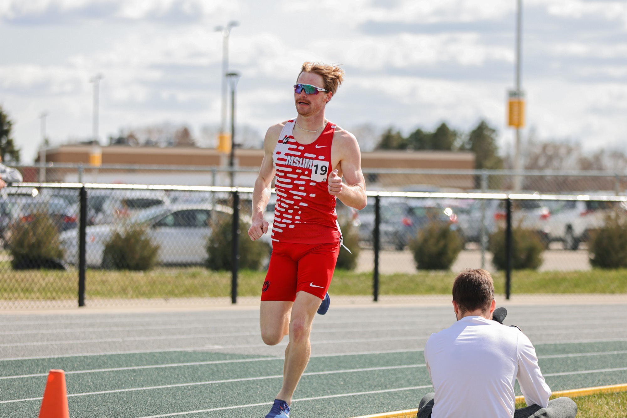 Colin O'Farrell clocked a personal best 800m run at the Bryan Clay Invitational on Friday afternoon. 