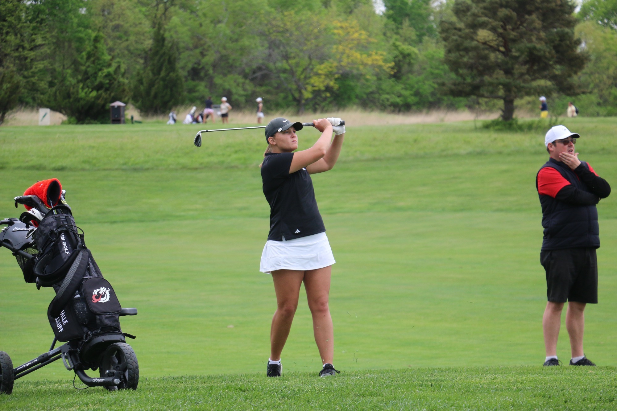 Halle Balluff carded a first round 80 at the NSIC Golf Championships on Wednesday. 