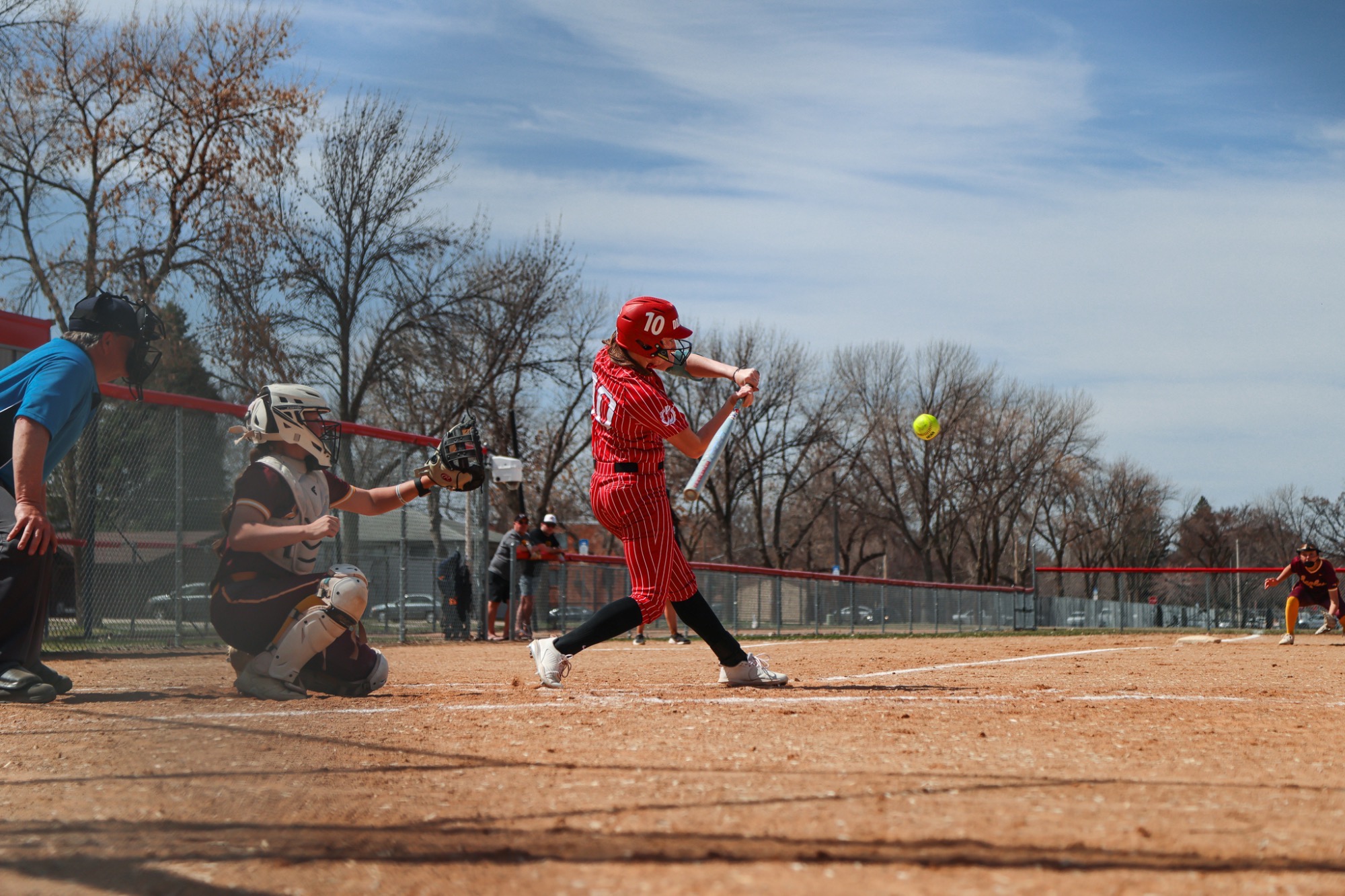 Morgan Kingsbury had two hits and an RBI in a two-game split with UMC on Wednesday. 