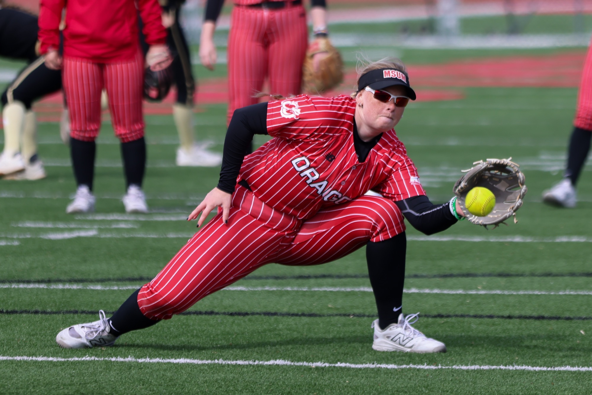 Lexie Wilson had three hits in game one versus Jamestown on Friday afternoon. 