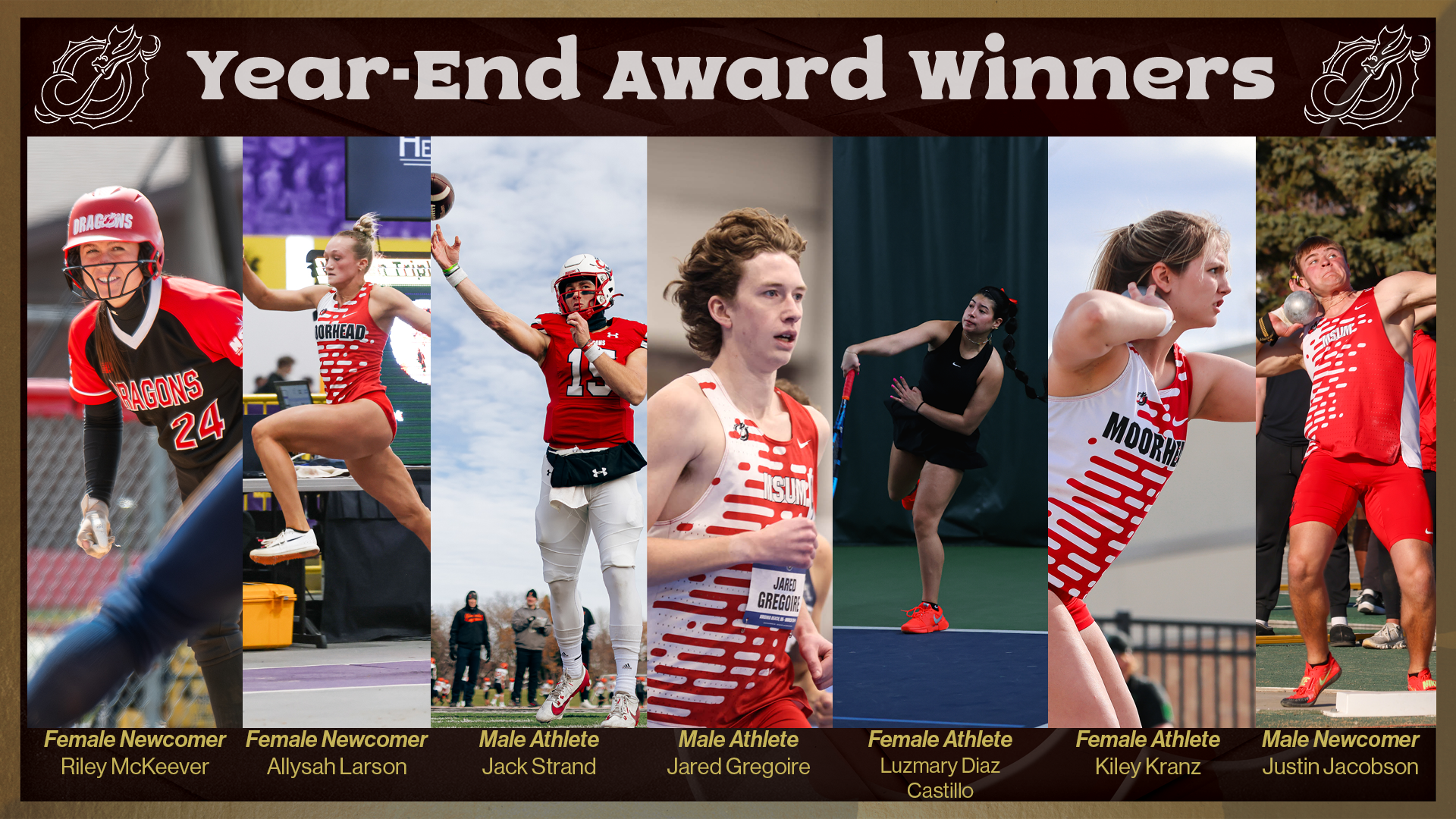 Student-Athlete Year-End Award Winners 2025-26 athletic year