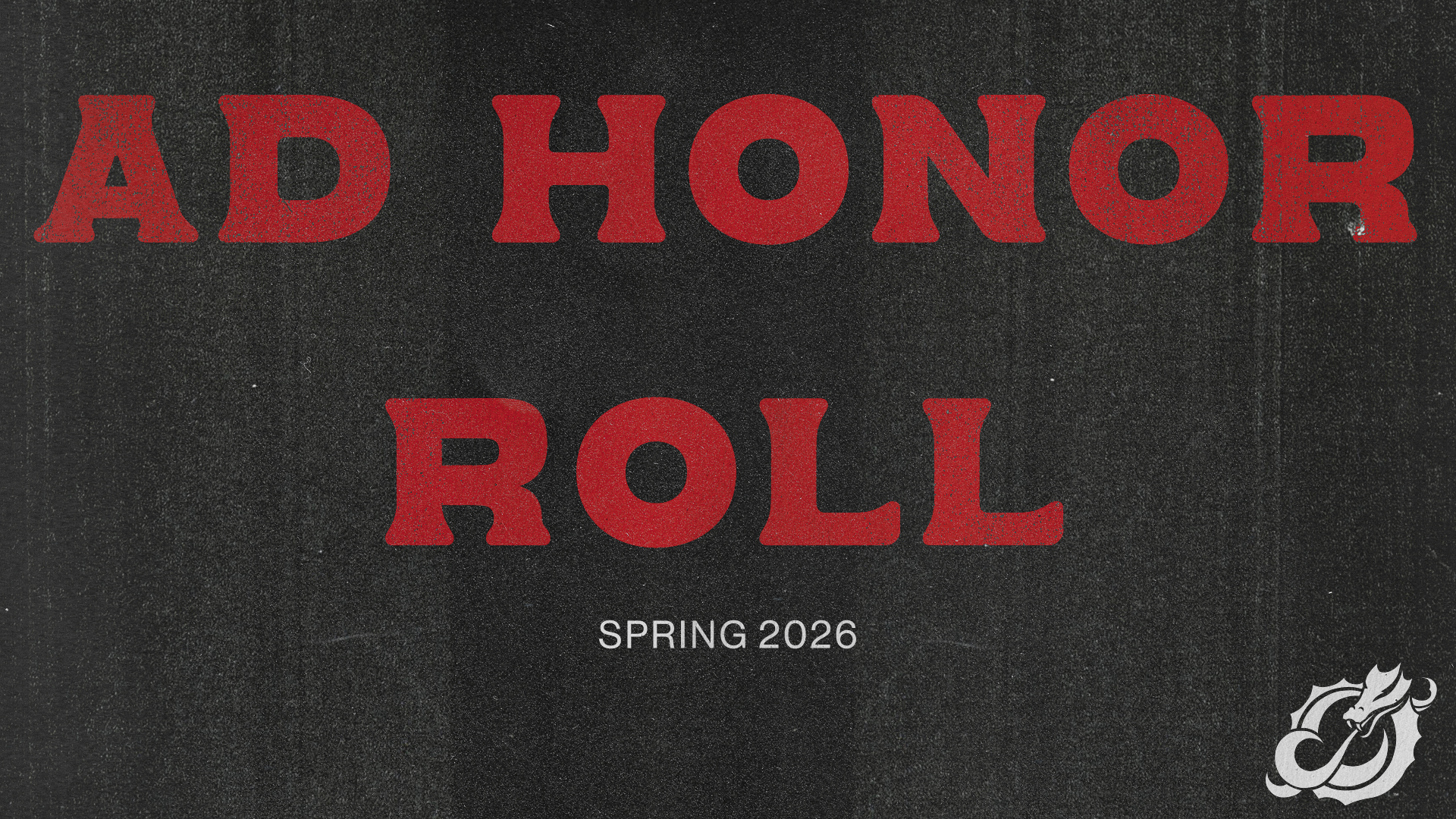 AD Honor Roll List Spring 2026