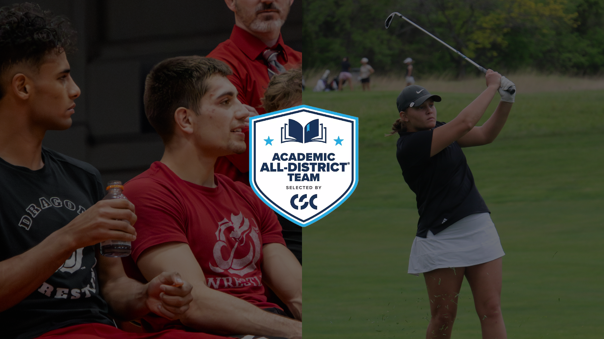 CSC Academic All-District At-Large Honorees 2025-36 (Golf and Wrestling qualify for CSC At-Large program)