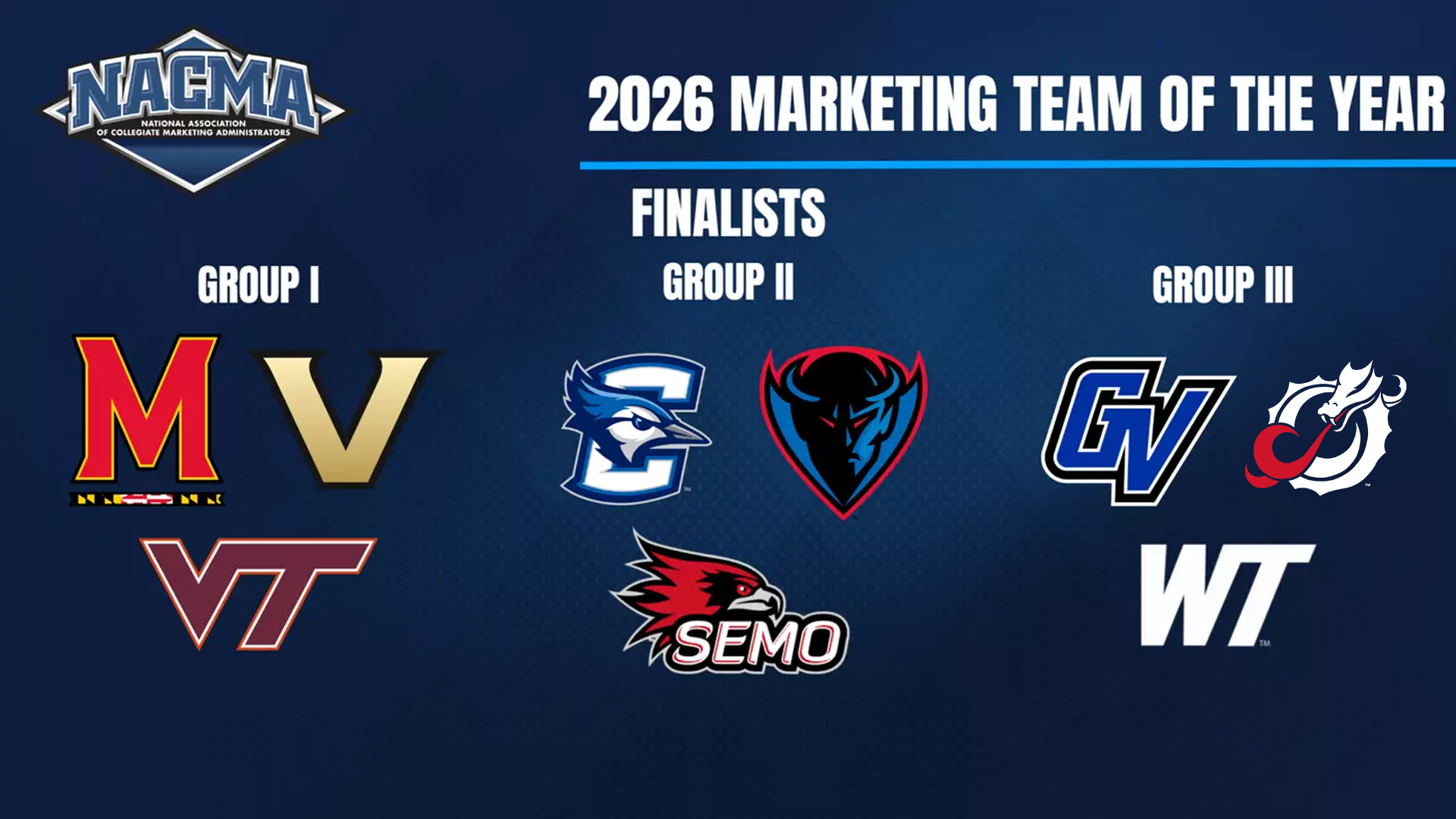 NAMCA Finalists