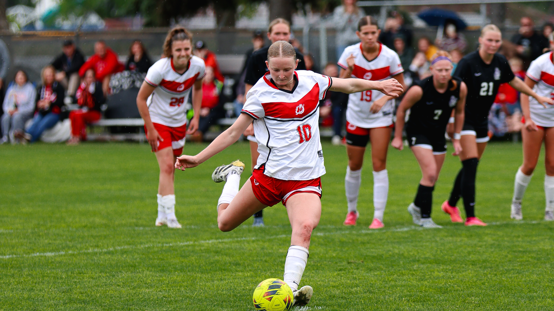 Sophie Thompson penalty kick equalizer versus Sioux Falls Sep. 18, 2026