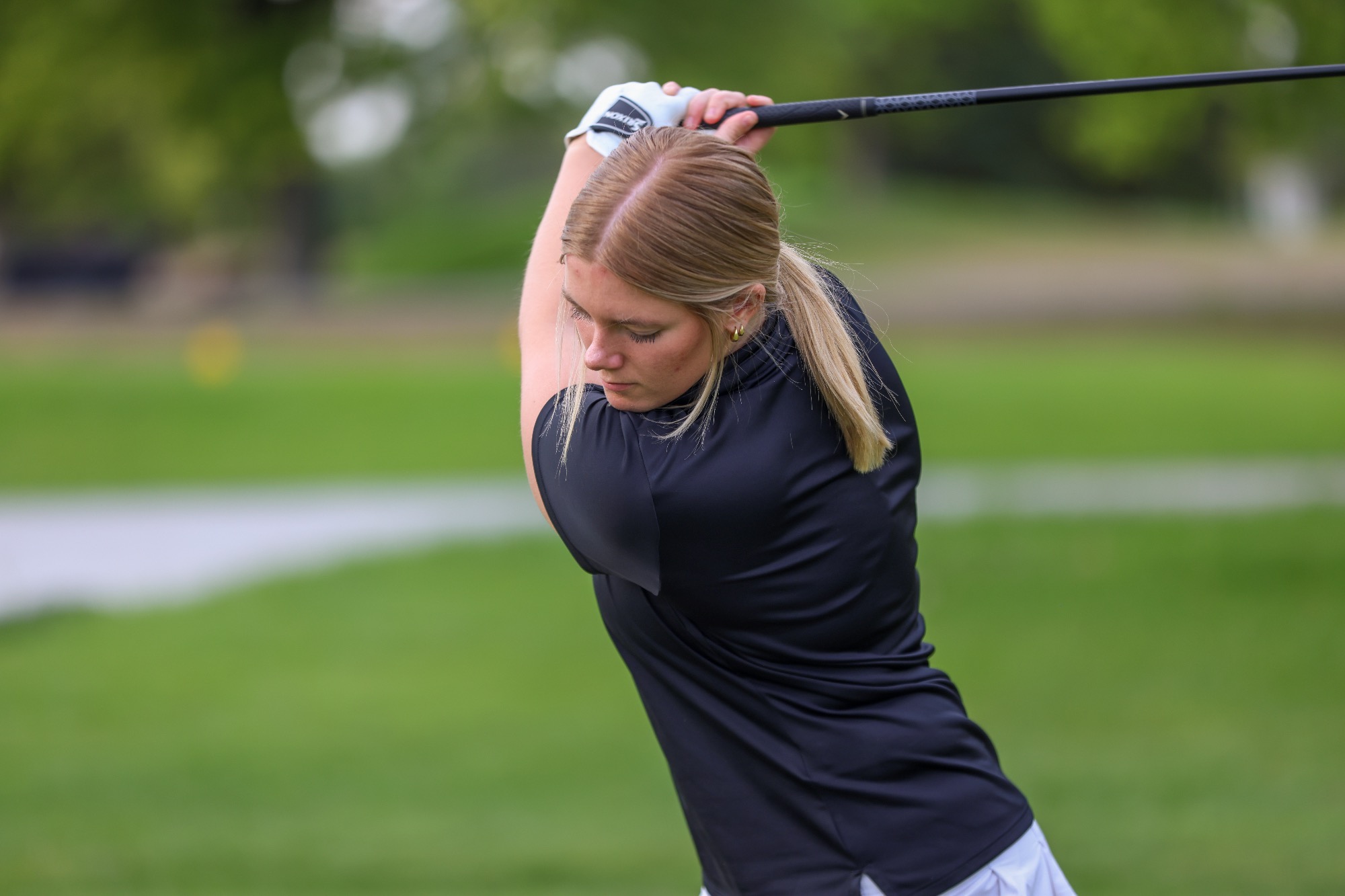 Aspen Beyer carded a second-round (and season best) 84 to conclude the EverSpring Inn & Suites Mustang Invite on Sunday