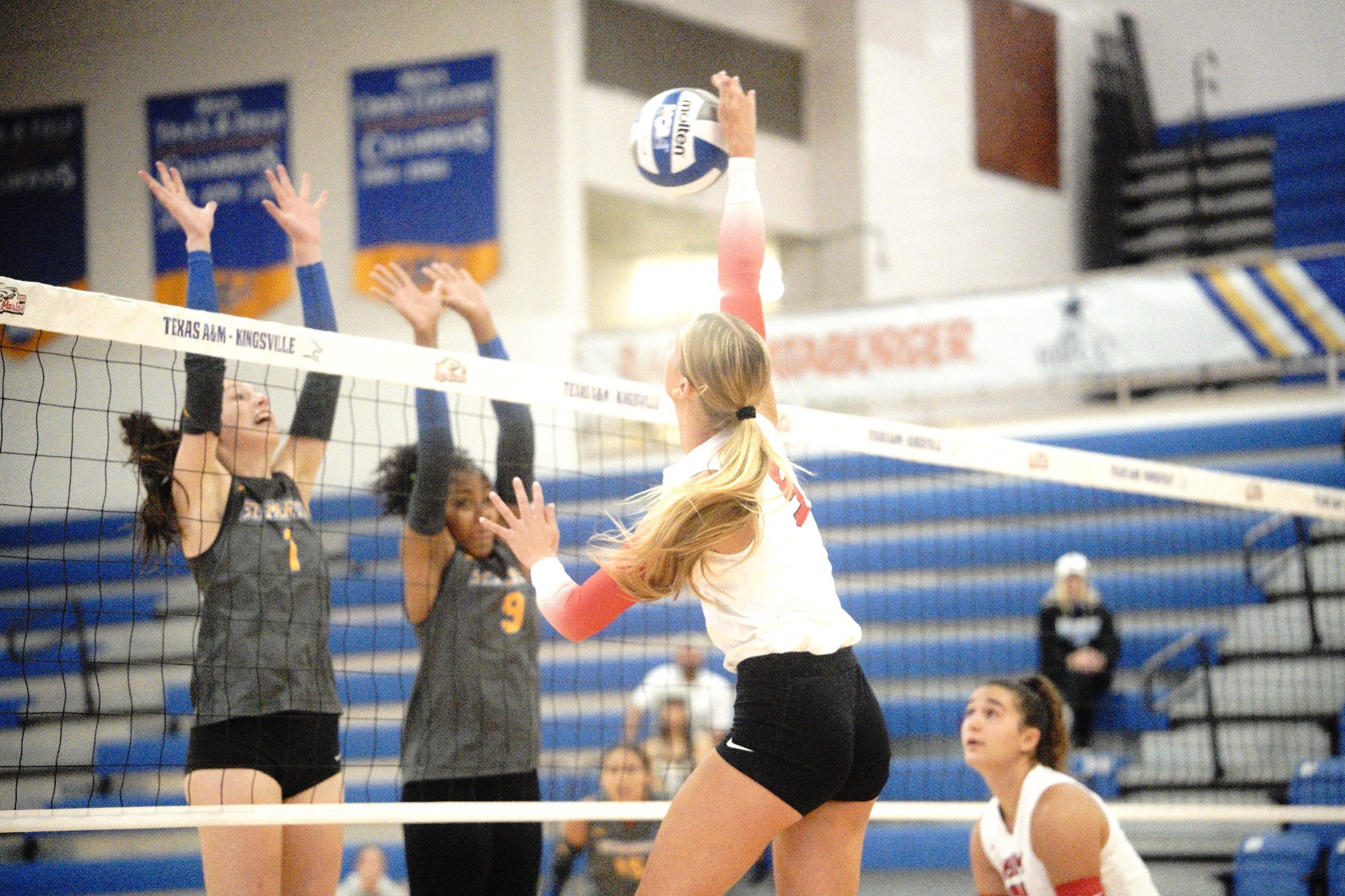 Ava Wild in action vs St. Mary's University