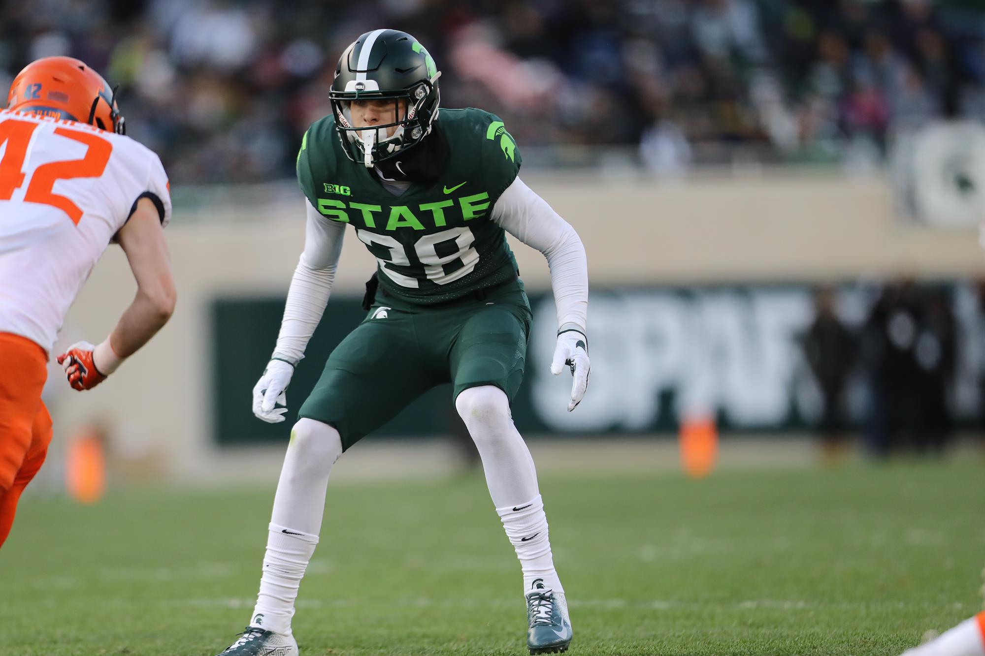 Tate Hallock Football Michigan State University Athletics