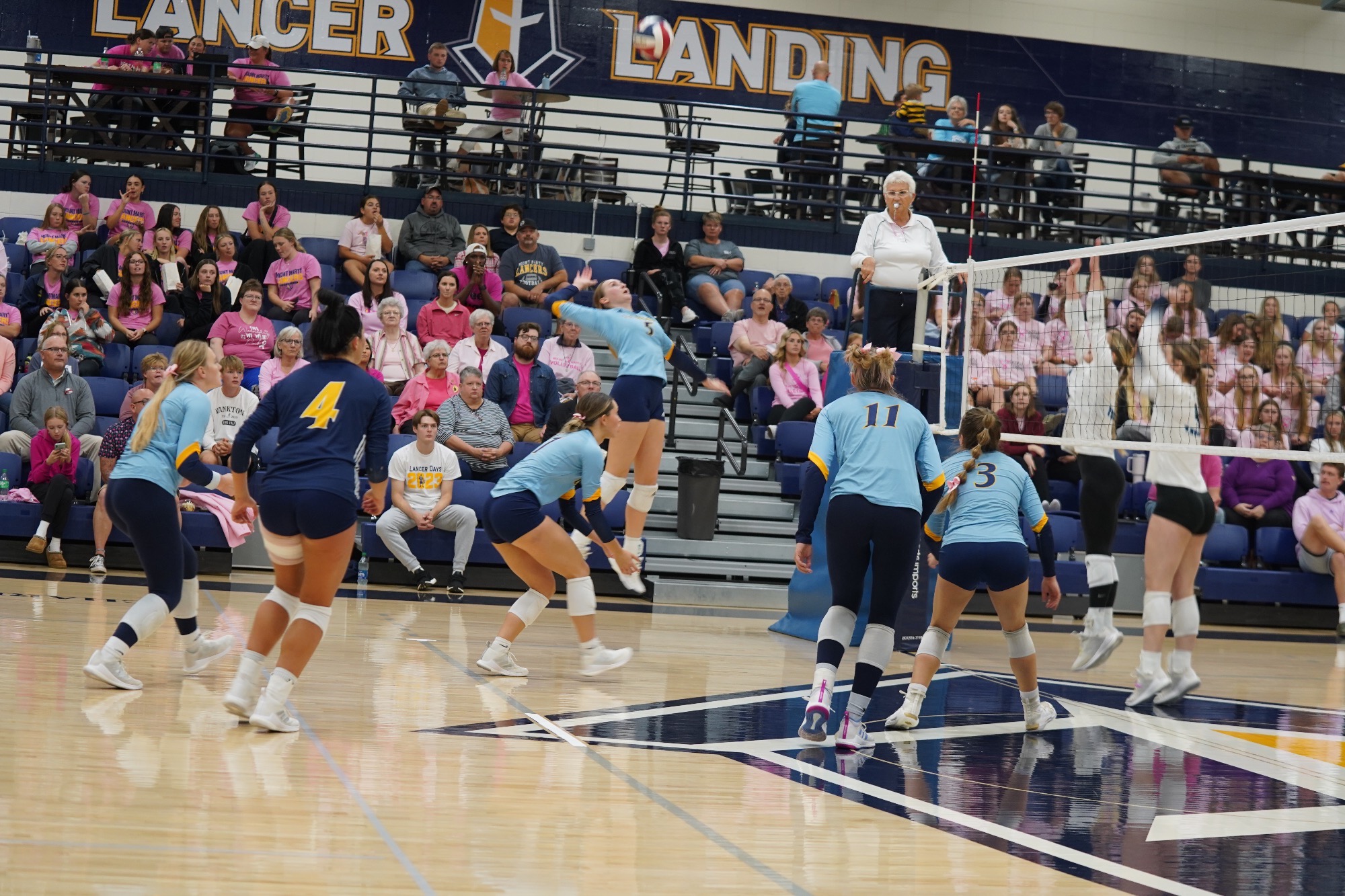 Volleyball Lancers Season Comes To An End At Doane Mount Marty University