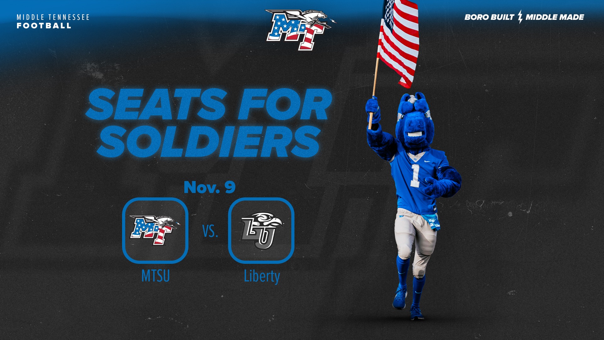 Football away game tickets for 2024 are on sale now! Middle Tennessee