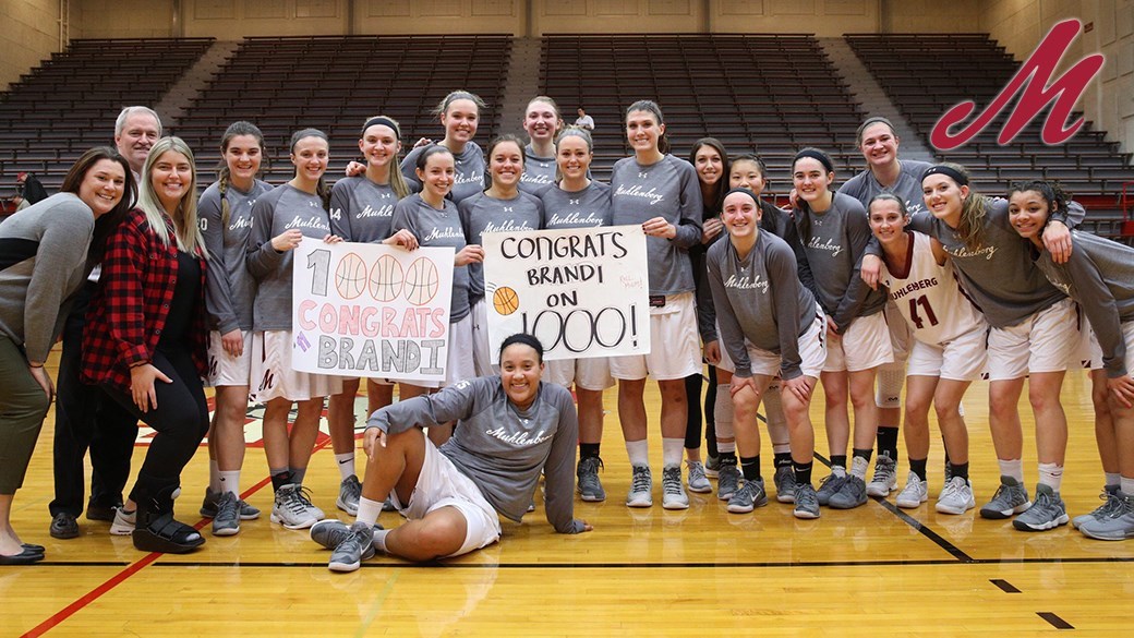 Vallely Reaches Milestone in Women's Basketball Win Muhlenberg